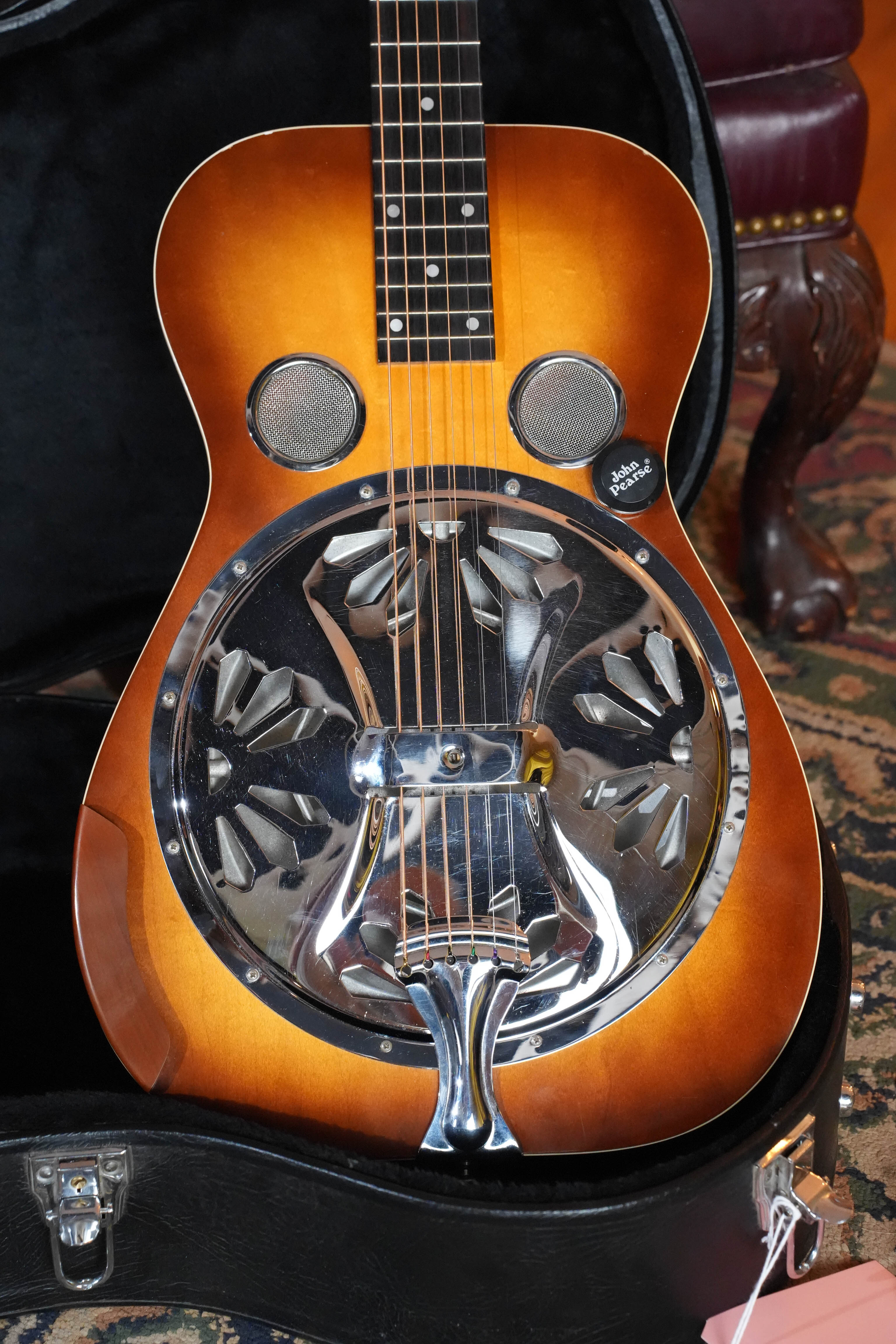 (Used) 1988 Regal Dobro Model 37 Mahogany Resonator Guitar w/ John Pearse Acoustic Pickup #188D