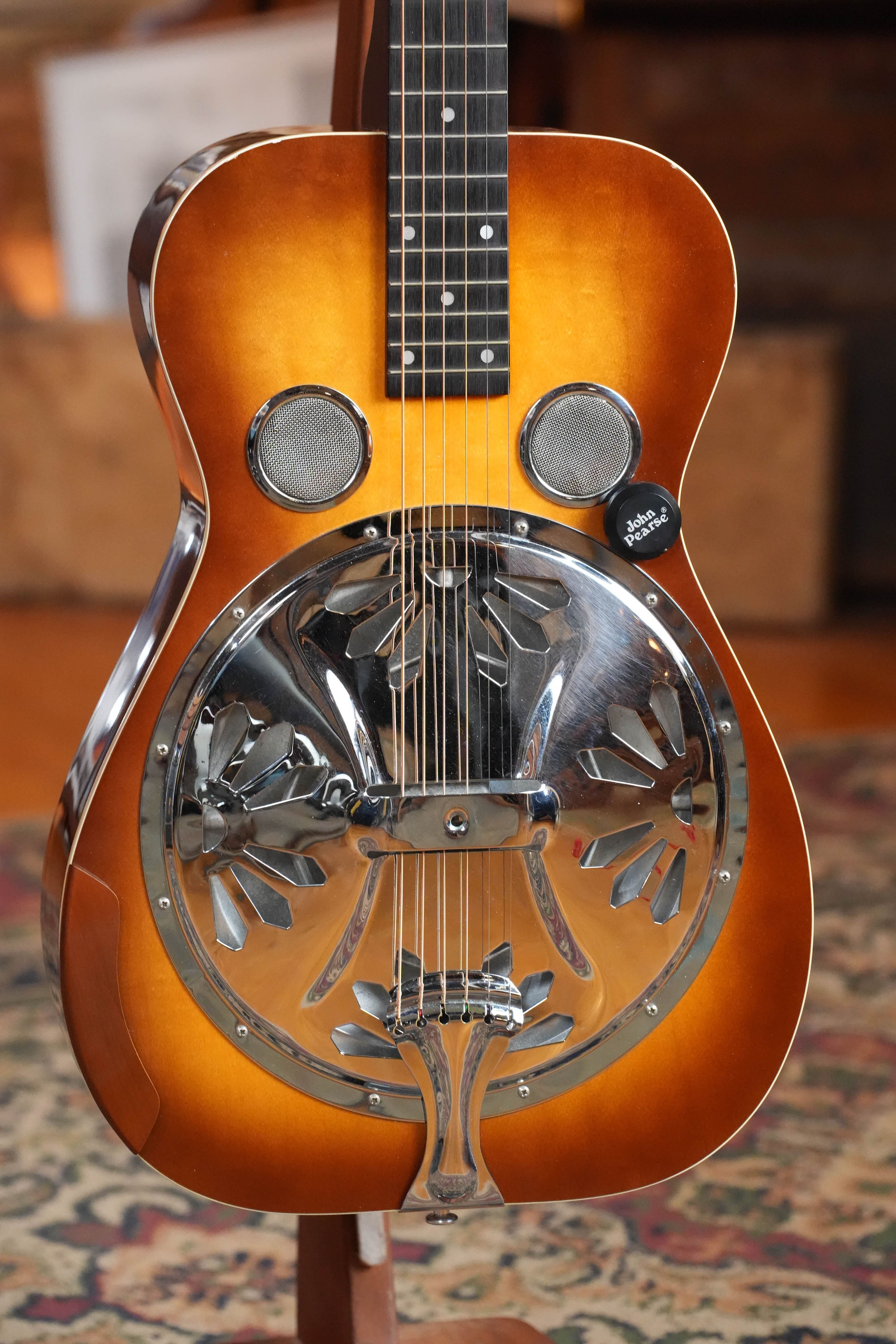 (Used) 1988 Regal Dobro Model 37 Mahogany Resonator Guitar w/ John Pearse Acoustic Pickup #188D