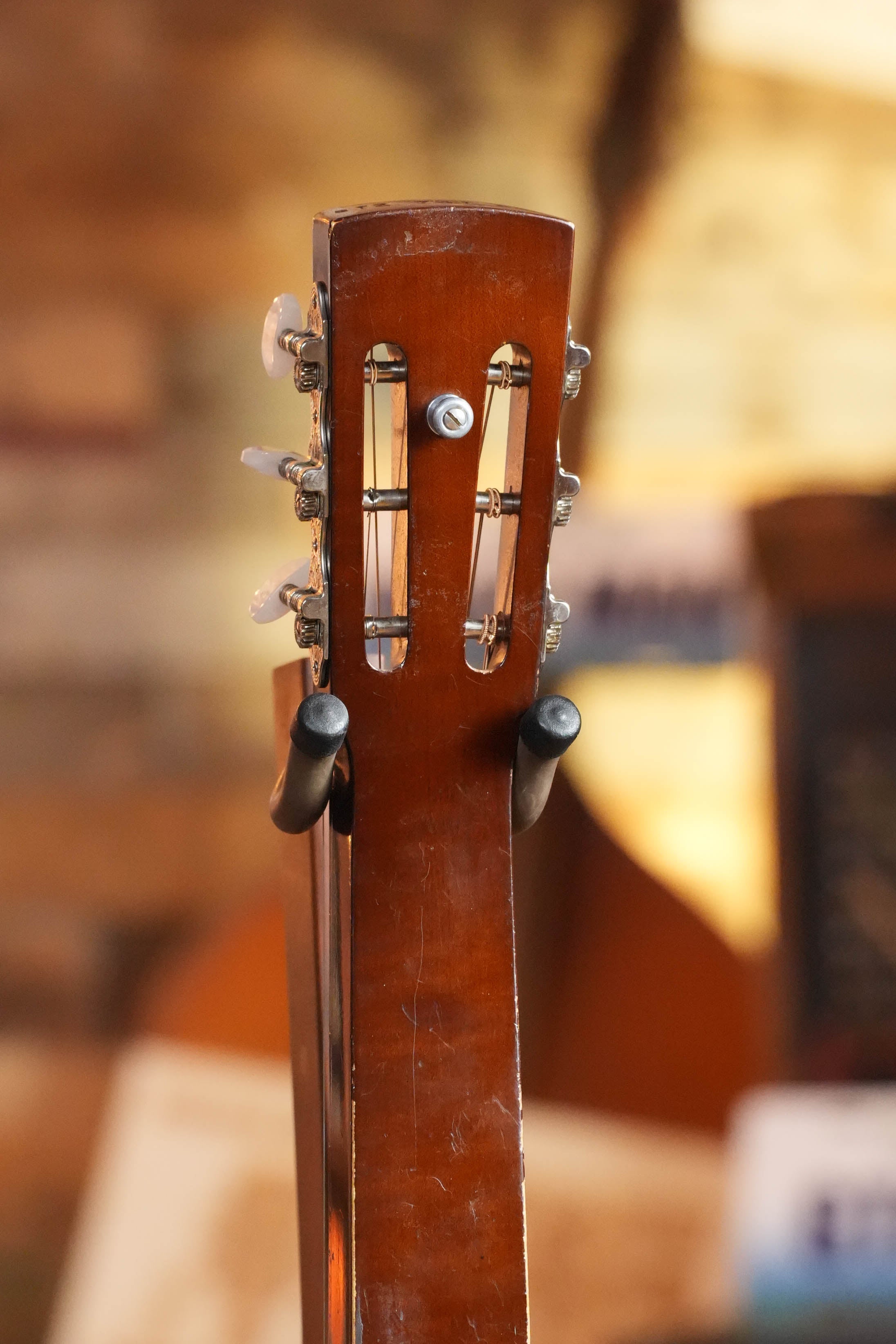 (Used) 1988 Regal Dobro Model 37 Mahogany Resonator Guitar w/ John Pearse Acoustic Pickup #188D
