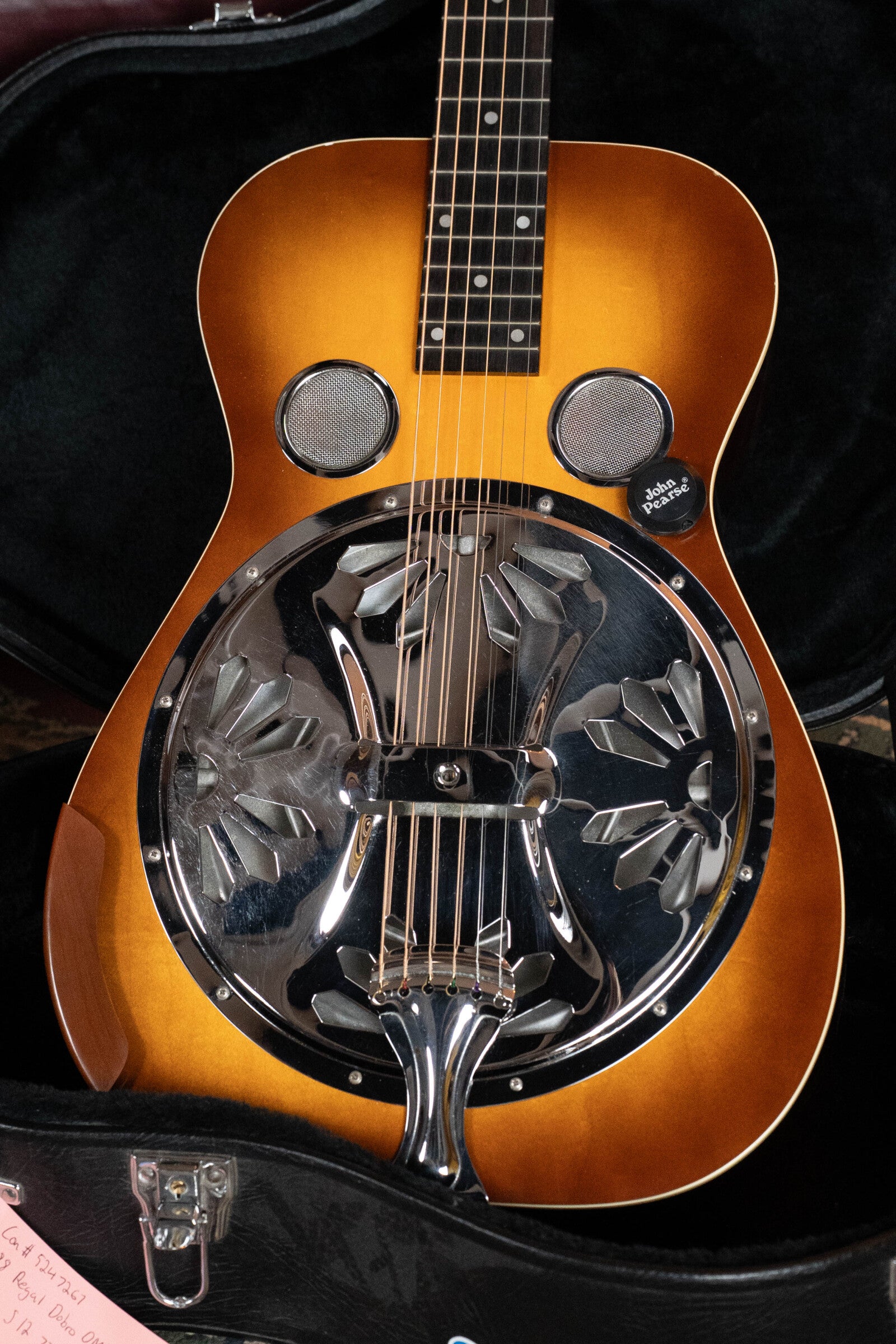 (Used) 1988 OMI Model 37 All Maple Honeyburst Acoustic Dobro #188D