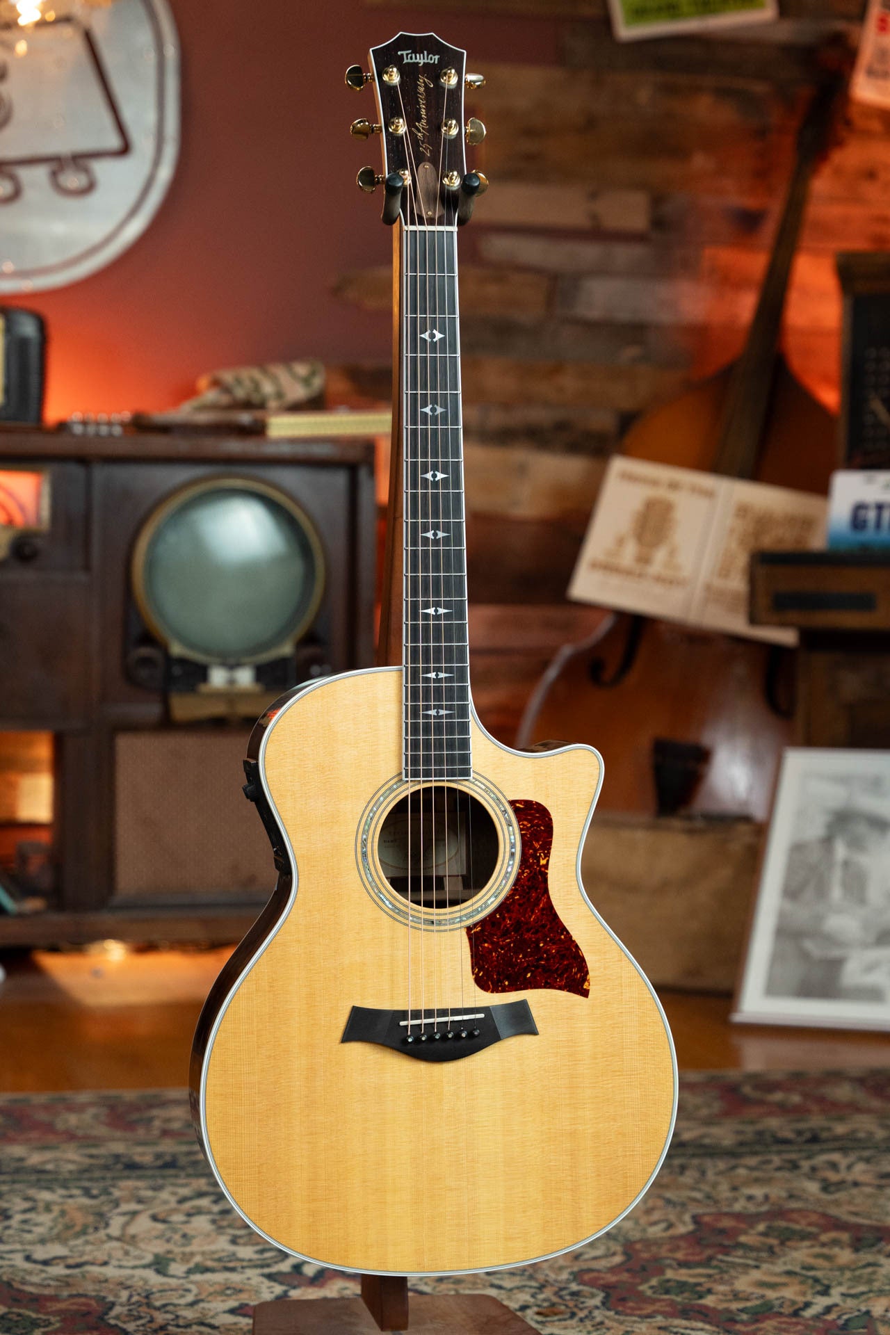 (Used) 1999 Taylor 814-BCE 25th Anniversary Sitka/Rosewood Grand Auditorium Guitar w/Electronics #4124