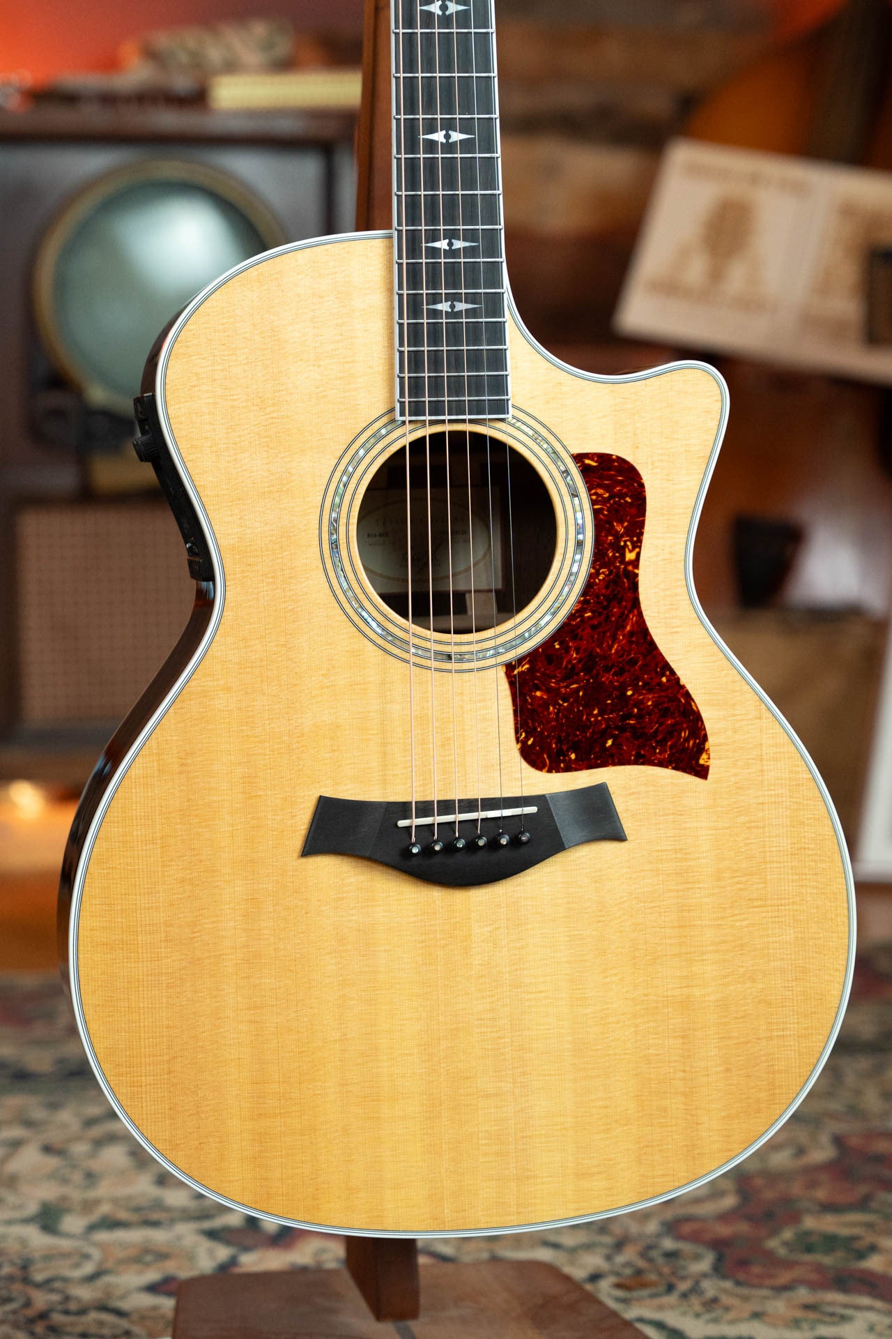 (Used) 1999 Taylor 814-BCE 25th Anniversary Sitka/Rosewood Grand Auditorium Guitar w/Electronics #4124
