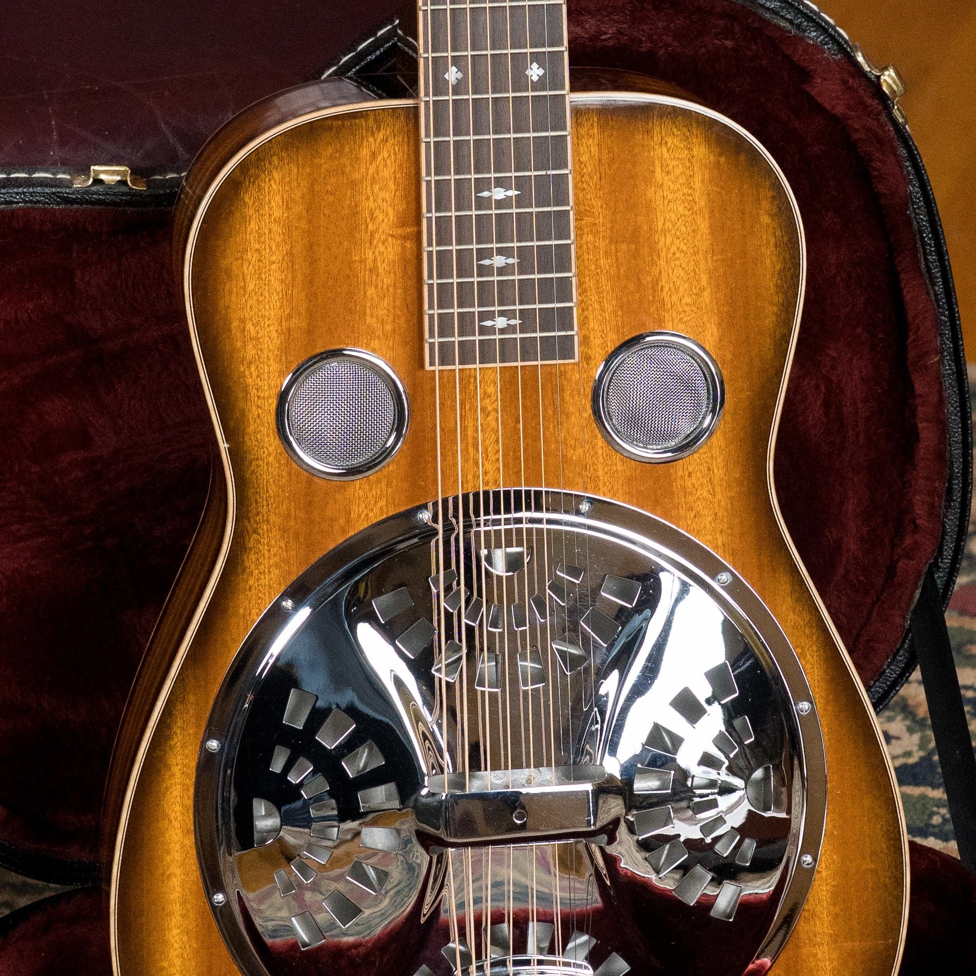 (Used) 2002 Beard 8-string All Mahogany E Model Resonator Guitar w/Pickup #1712