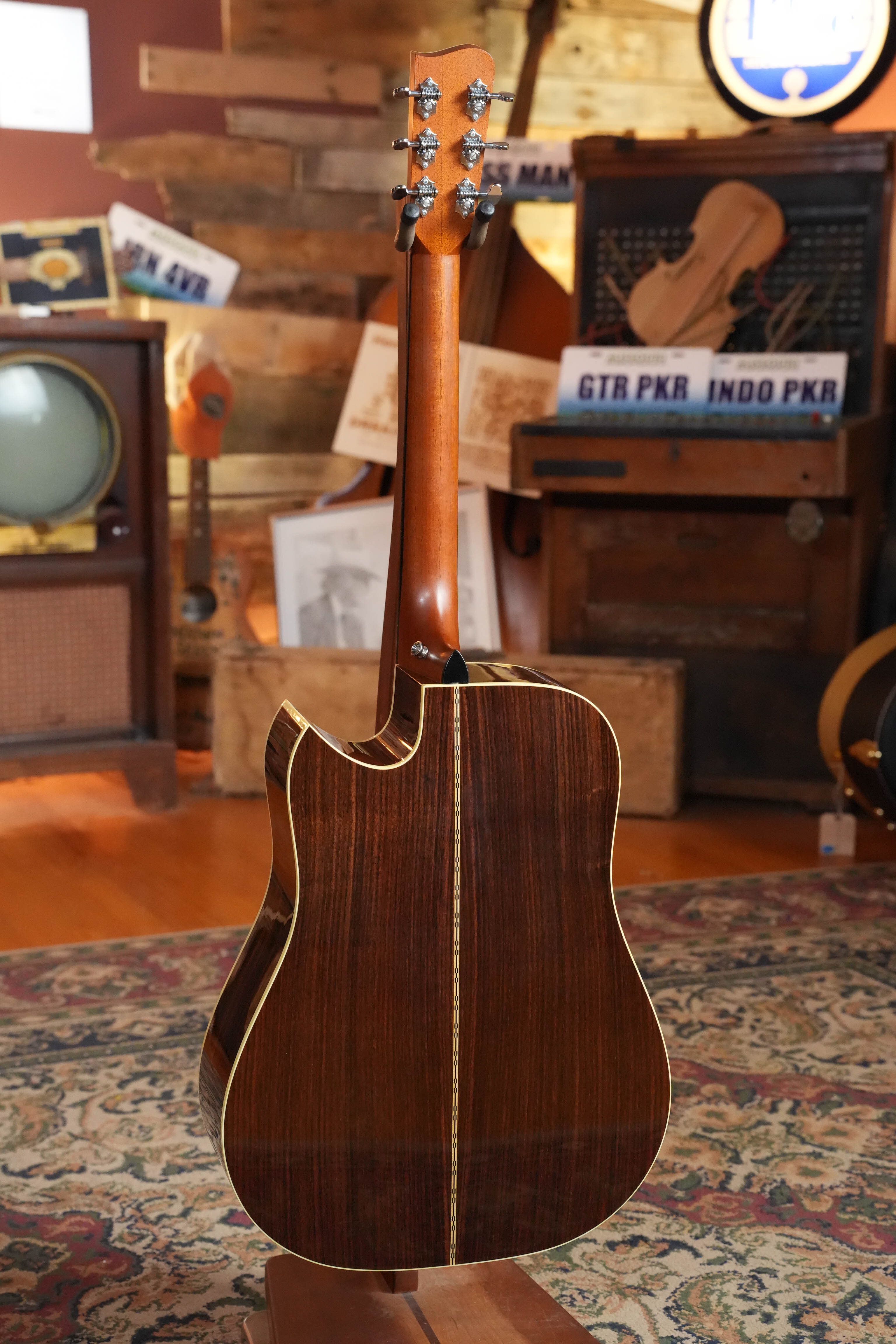 (Used) 2007 Gallagher Steve Rector Model #5 Adirondack/Rosewood Dreadnought Guitar w/K&K #3472