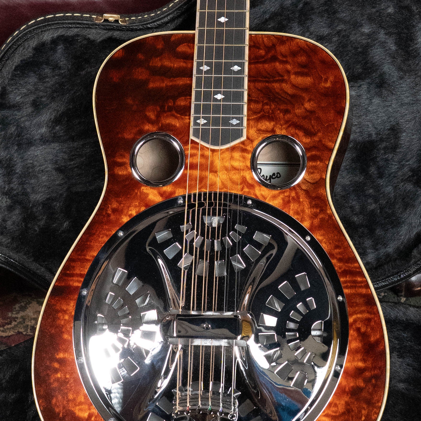 (Used) 2008 Rayco All Quilted Maple Resonator Acoustic Guitar #2008