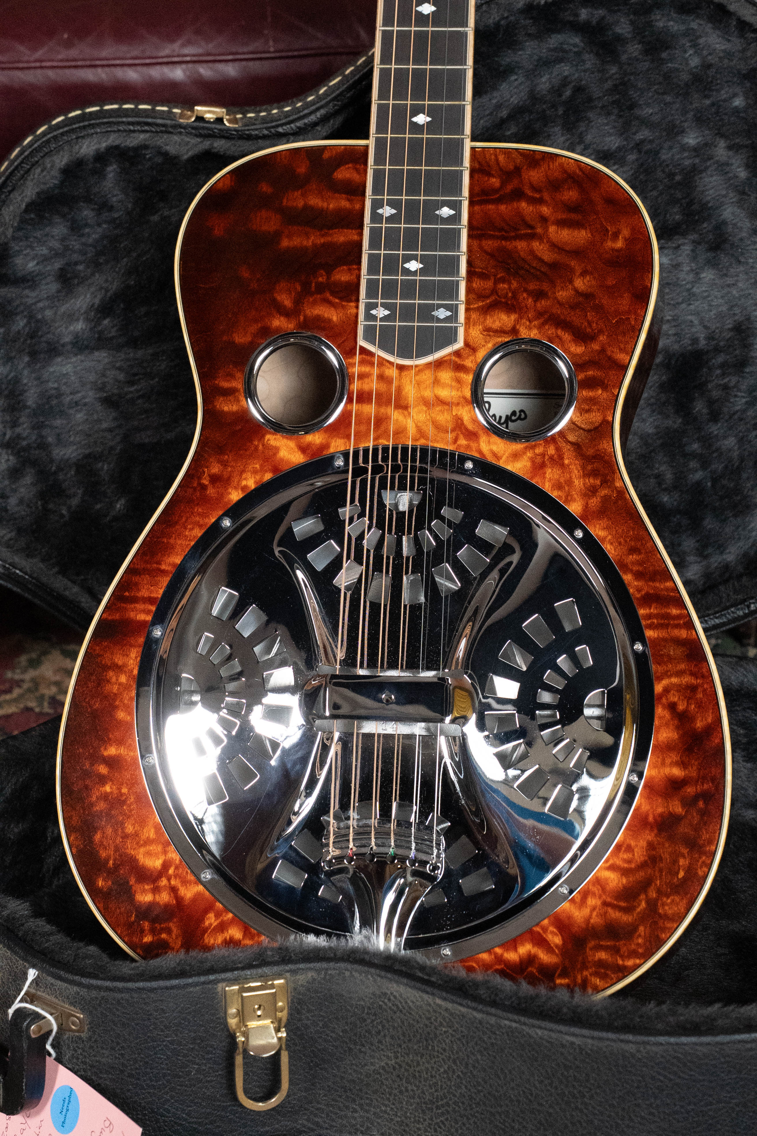 (Used) 2008 Rayco All Quilted Maple Resonator Acoustic Guitar #2008