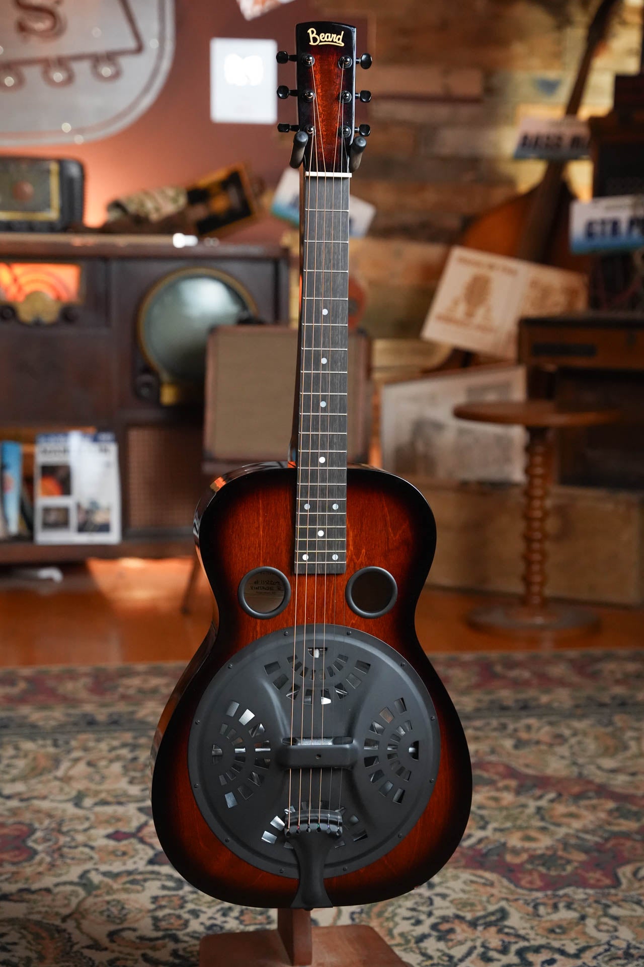 (Used) 2011 Beard Vintage R Squareneck Resonator w/ Pickup #2209