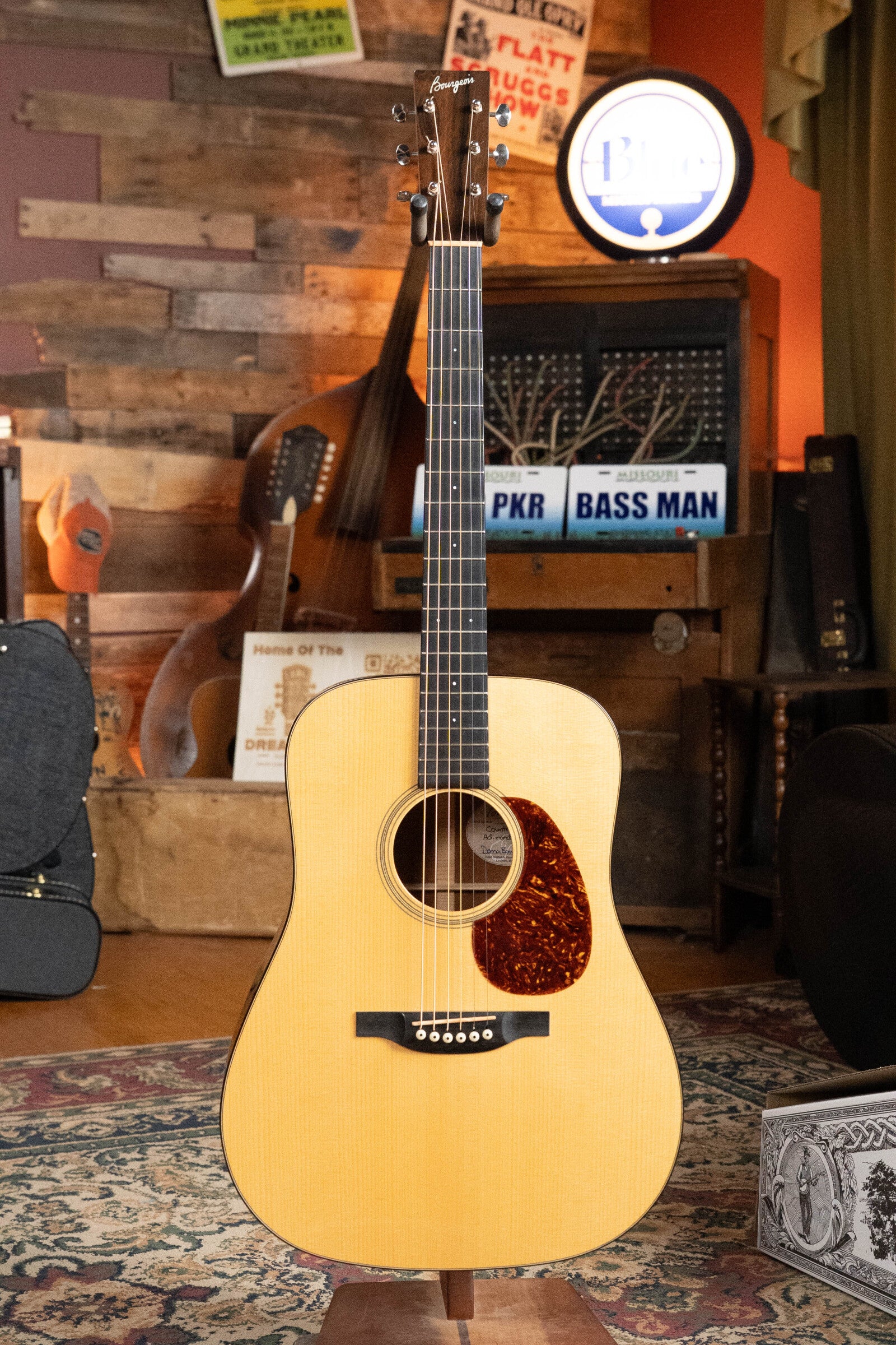 (Used) 2012 Bourgeois Country Boy Adirondack/Honduran Mahogany Dreadnought Acoustic Guitar #5764