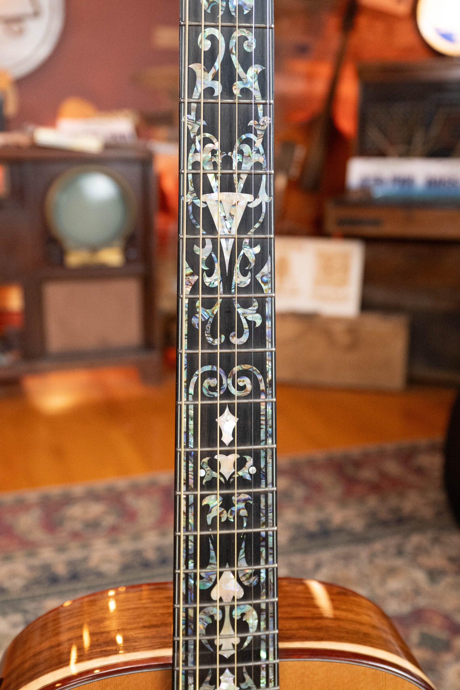 (Used) 2012 Harvey Leach All Honduran Rosewood Folding Neck Travel Acoustic Guitar #6006