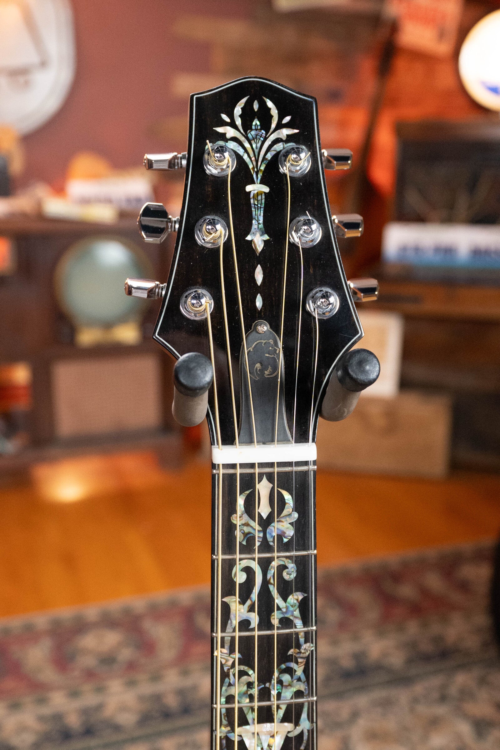 (Used) 2012 Harvey Leach All Honduran Rosewood Folding Neck Travel Acoustic Guitar #6006