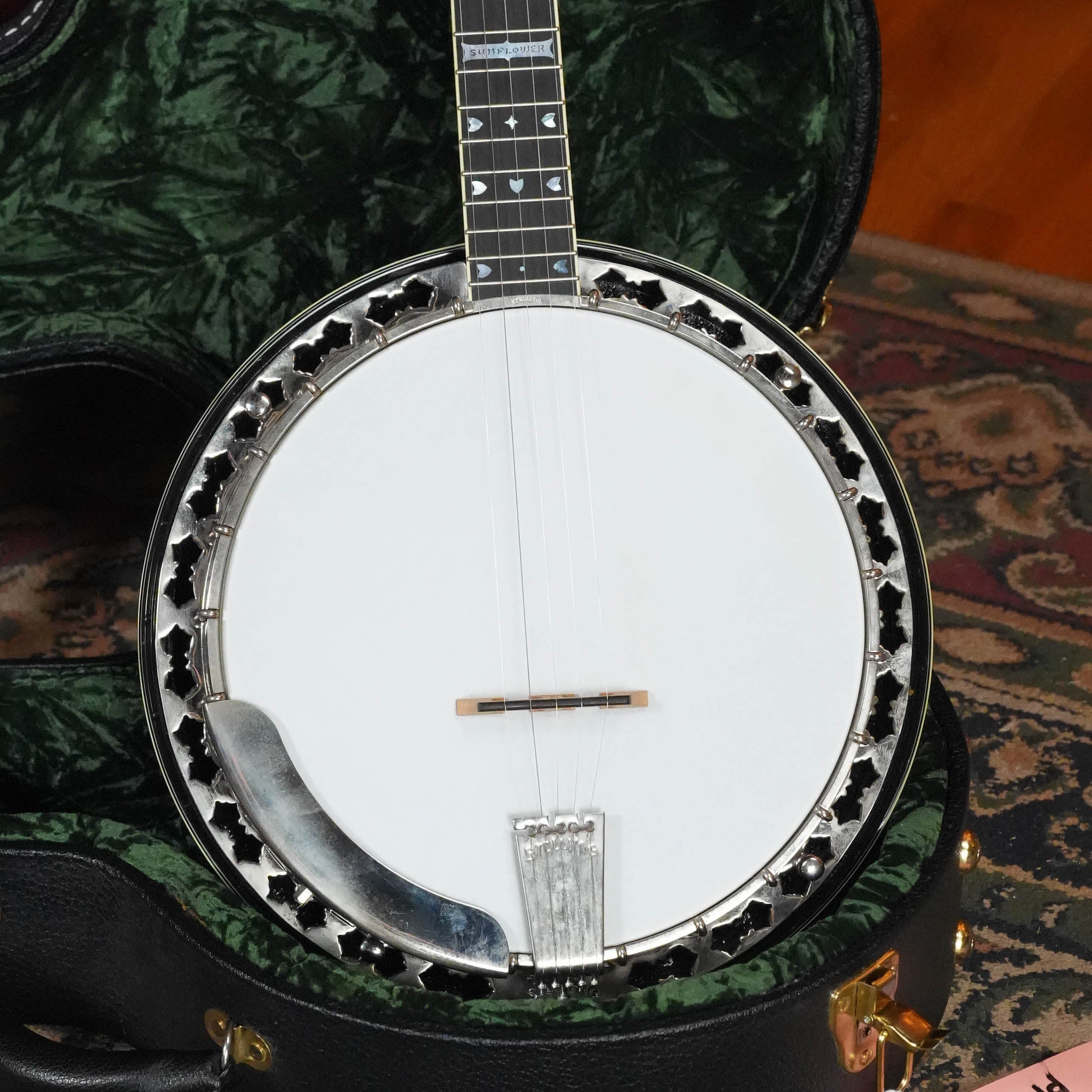 (Used) 2013 Stelling Sunflower Curly Maple 5-String Resonator Banjo #6980