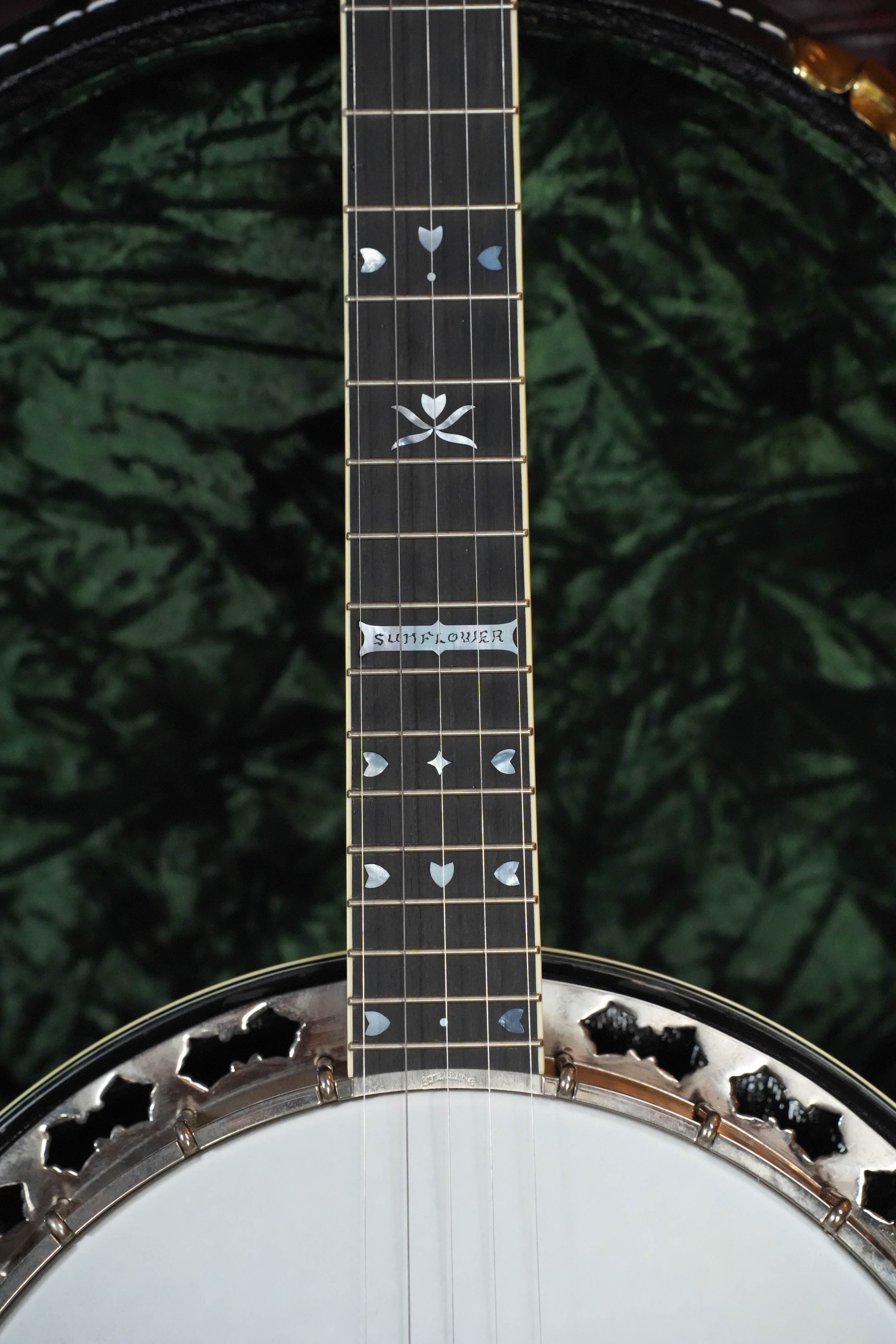 (Used) 2013 Stelling Sunflower Curly Maple 5-String Resonator Banjo #6980