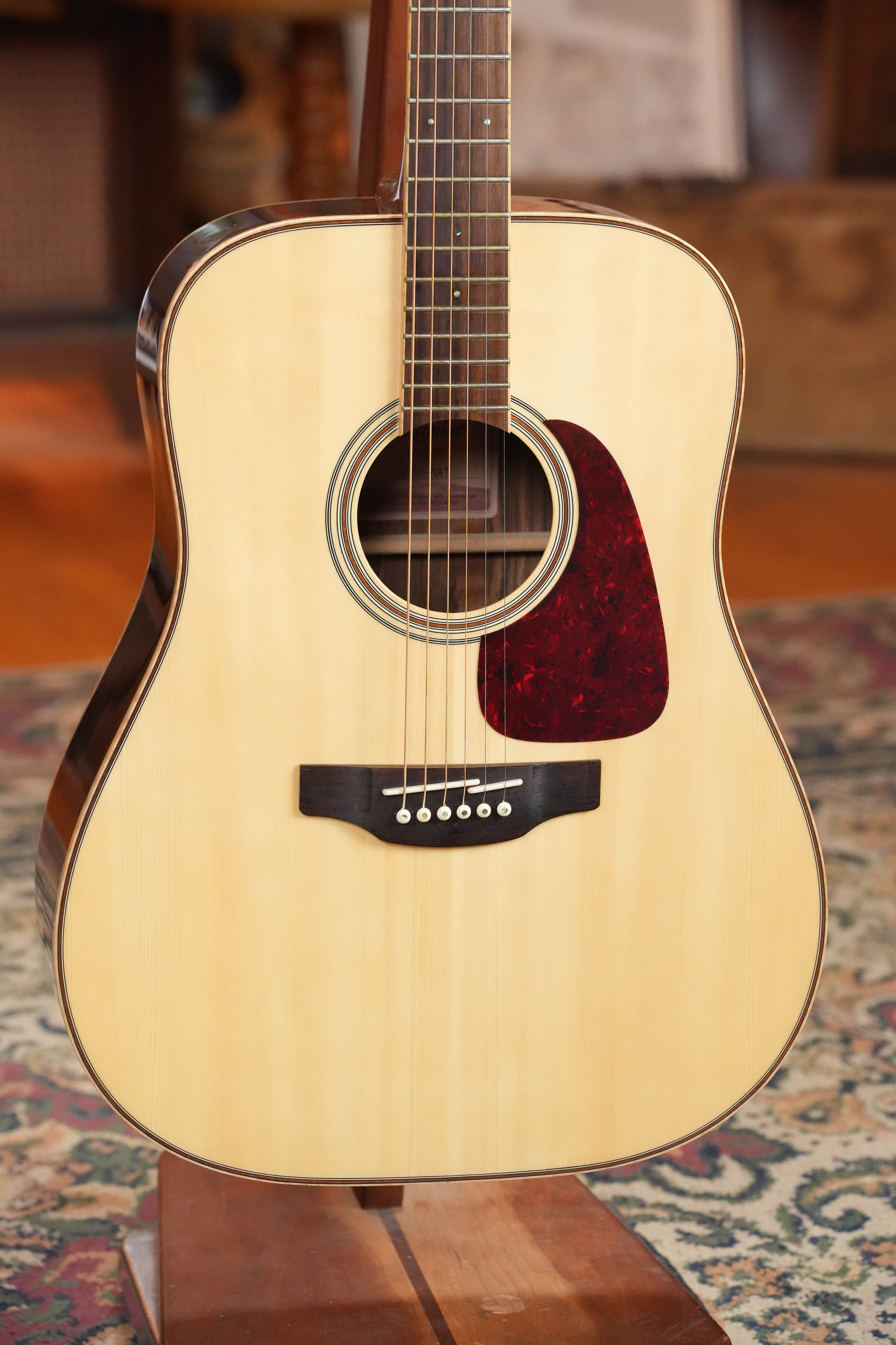 (Used) 2015 Takamine GD93-NAT Solid Spruce/Rosewood + Quilted Maple Dreadnought Acoustic Guitar #1760