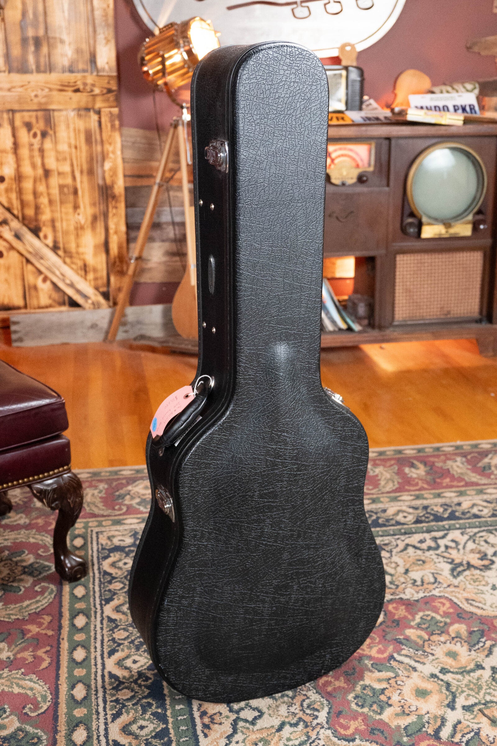 (Used) 2015 Kinnaird Red Lady Bear Claw Sitka/Black & White Ebony Slope Shoulder Venetian Cutaway Dreadnought Guitar w/K&K Pickup #0153