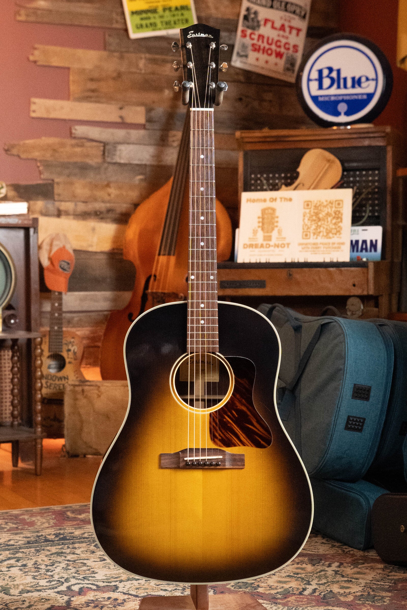 (Used) 2018 Eastman E20SS Adirondack/Rosewood Slope Shoulder Dreadnought Acoustic Guitar #0434