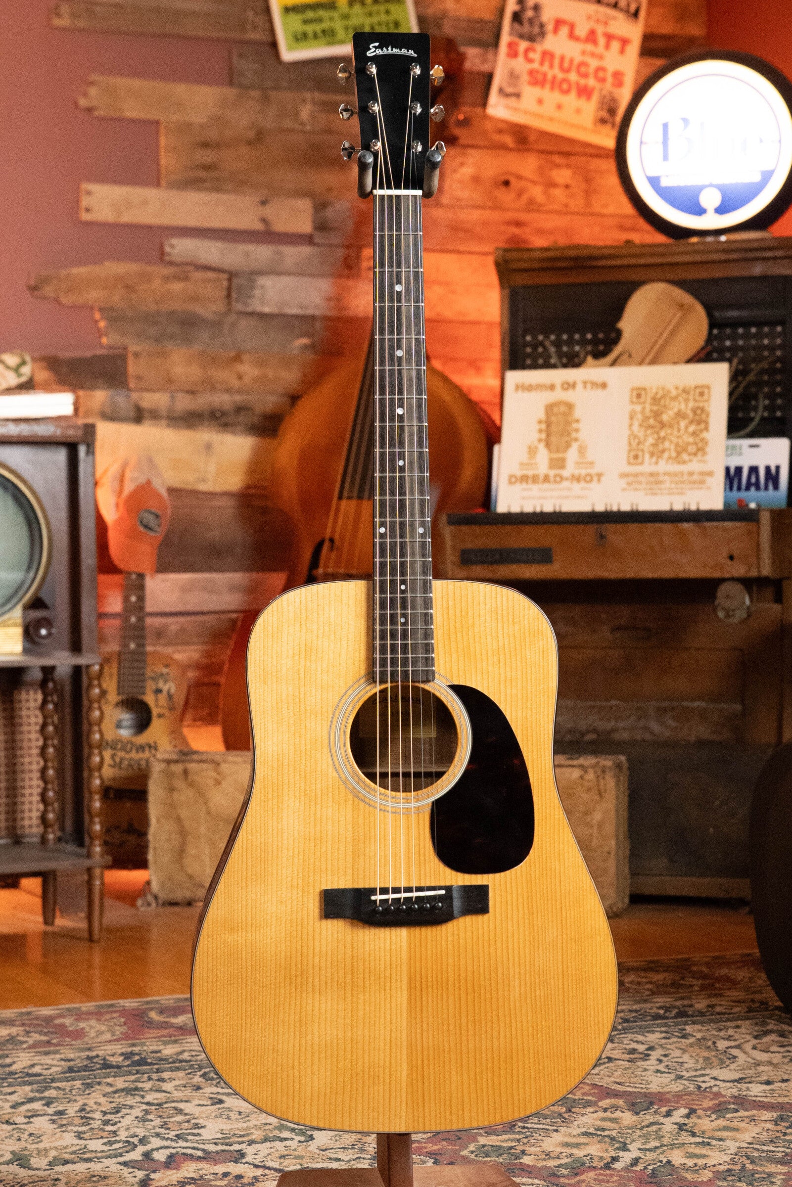 (Used) 2020 Eastman E10D-TC Thermo-Cured Adirondack Spruce/Mahogany Dreadnought Acoustic Guitar #6972