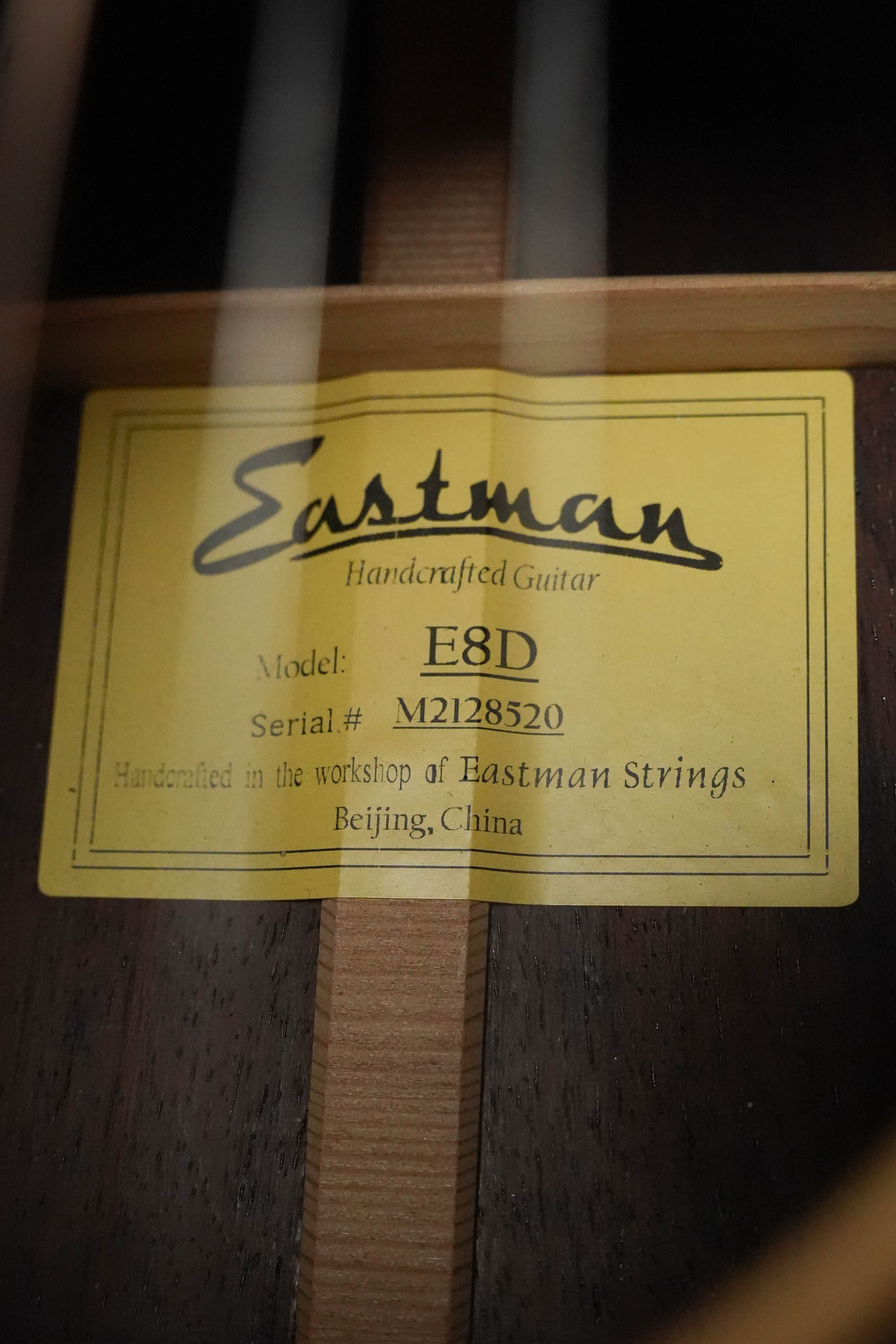 (Used) 2021 Eastman E8D Sitka/Rosewood Dreadnought Acoustic Guitar #8520