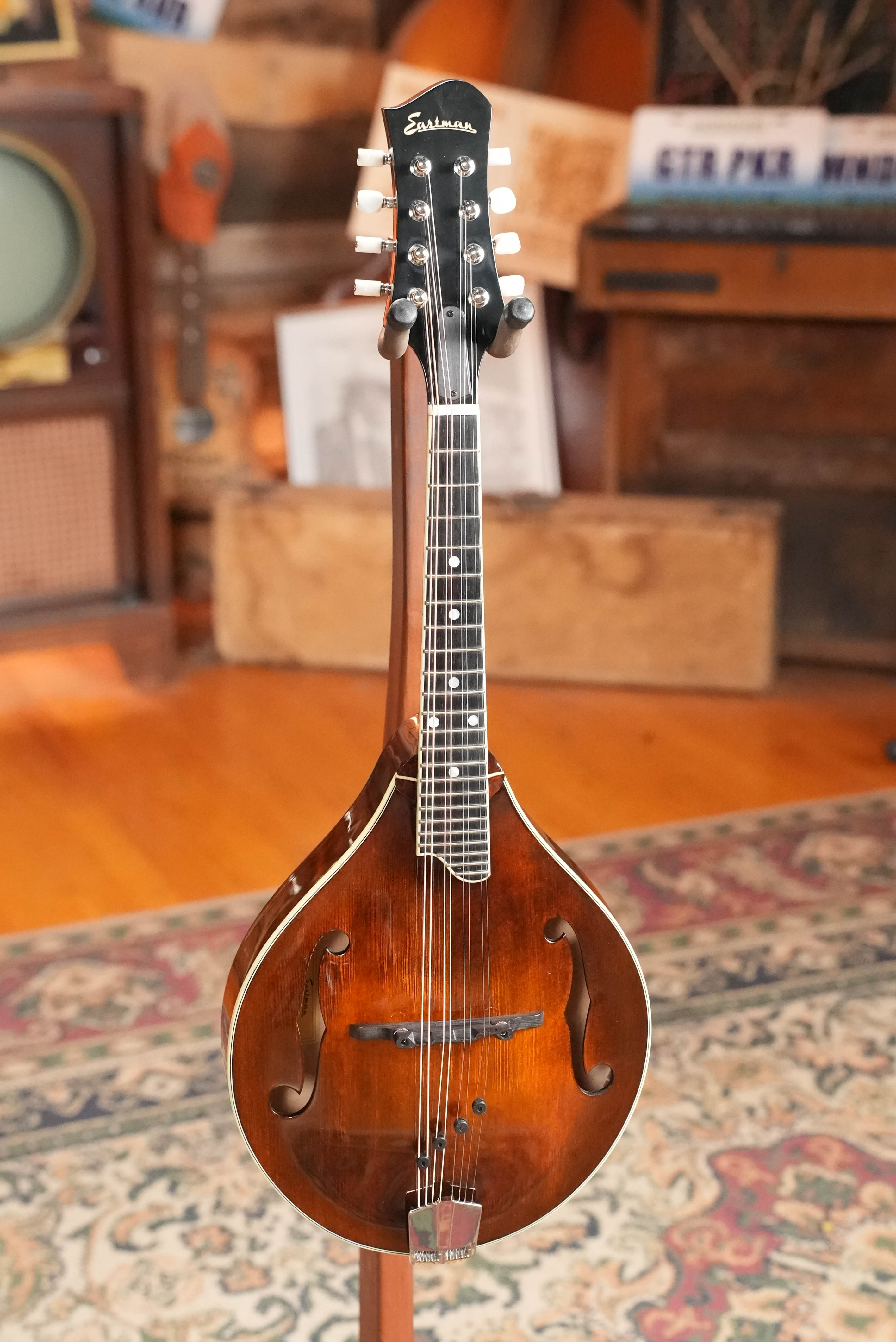 Used) 2021 Eastman MD505 Solid Spruce/Solid Maple A-Style Mandolin #1