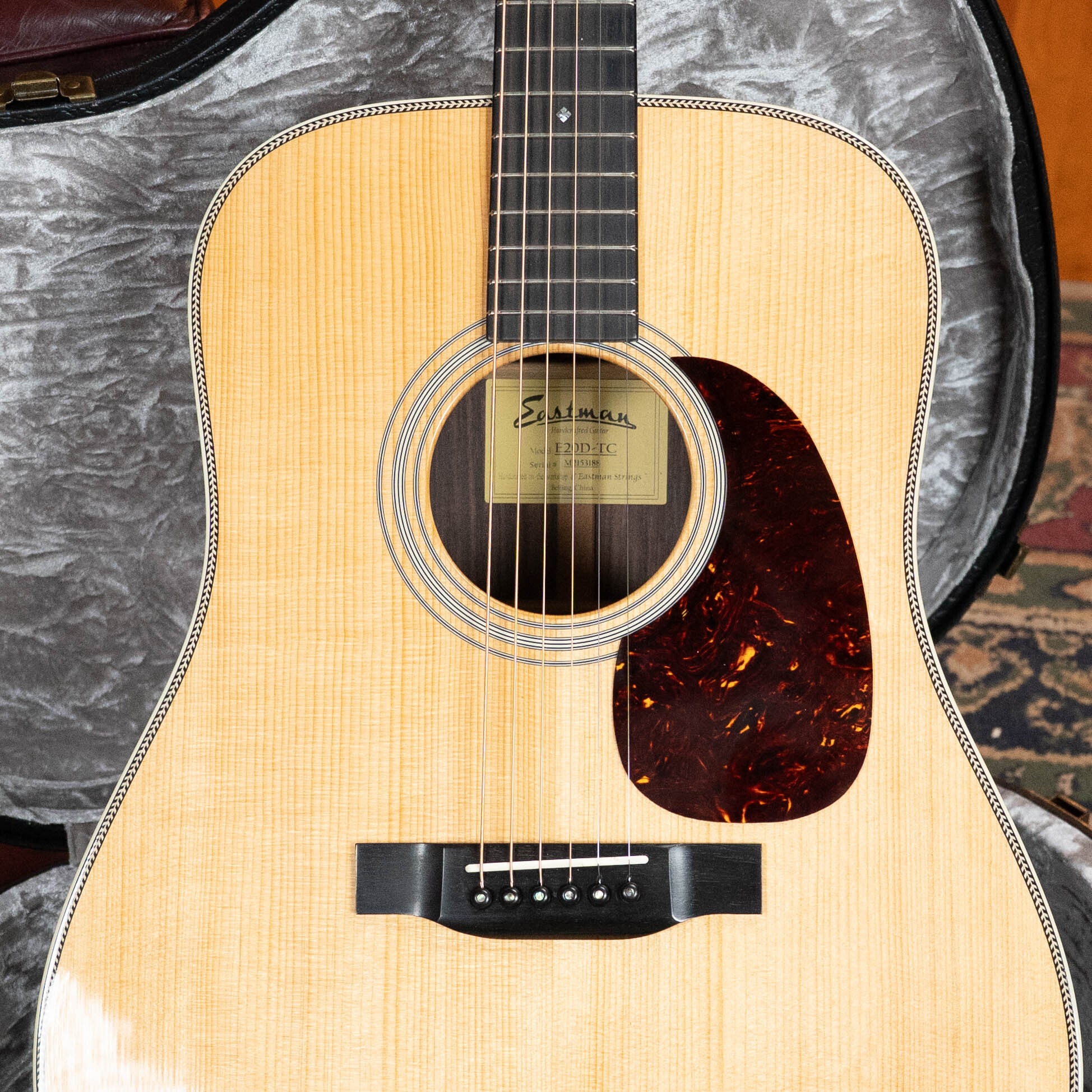 (Used) 2021 Eastman E20D-TC Thermo-Cured Adirondack/Rosewood Dreadnought Acoustic Guitar #3188