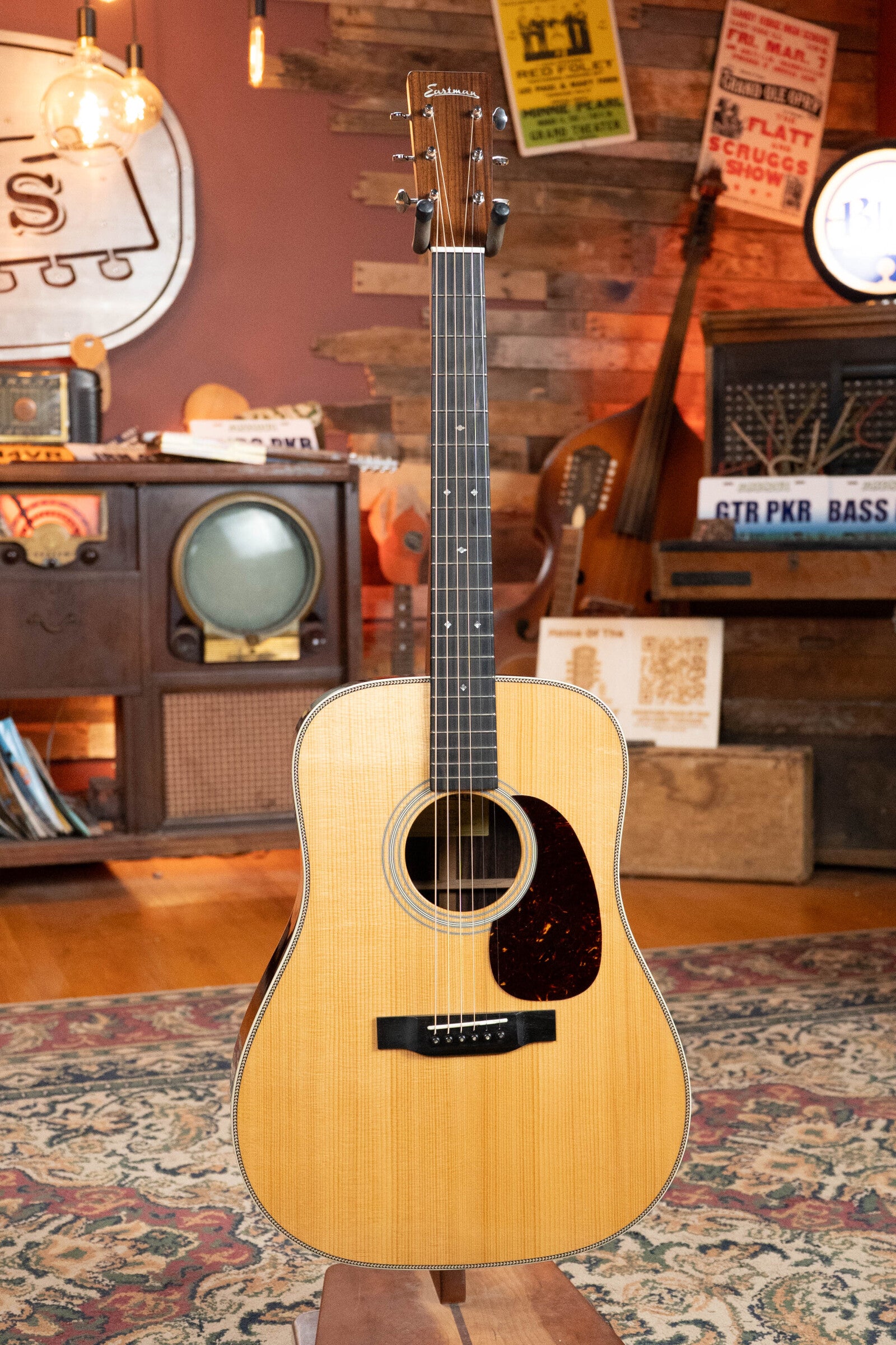 (Used) 2021 Eastman E20D-TC Thermo-Cured Adirondack/Rosewood Dreadnought Acoustic Guitar #3188