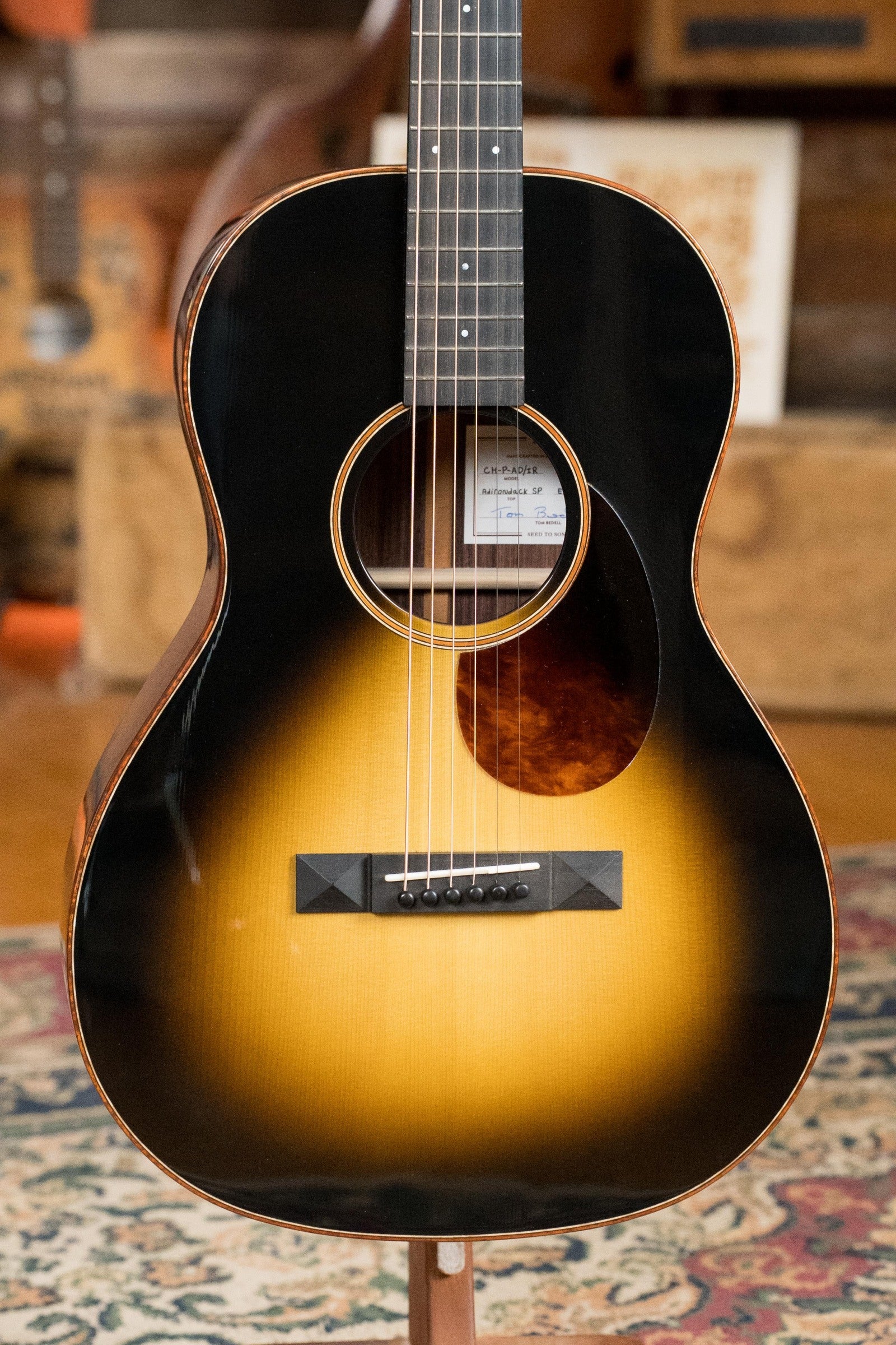 (Used) 2022 Bedell Coffee House Adirondack/Rosewood Parlor Guitar w/K&K Pickup #2009