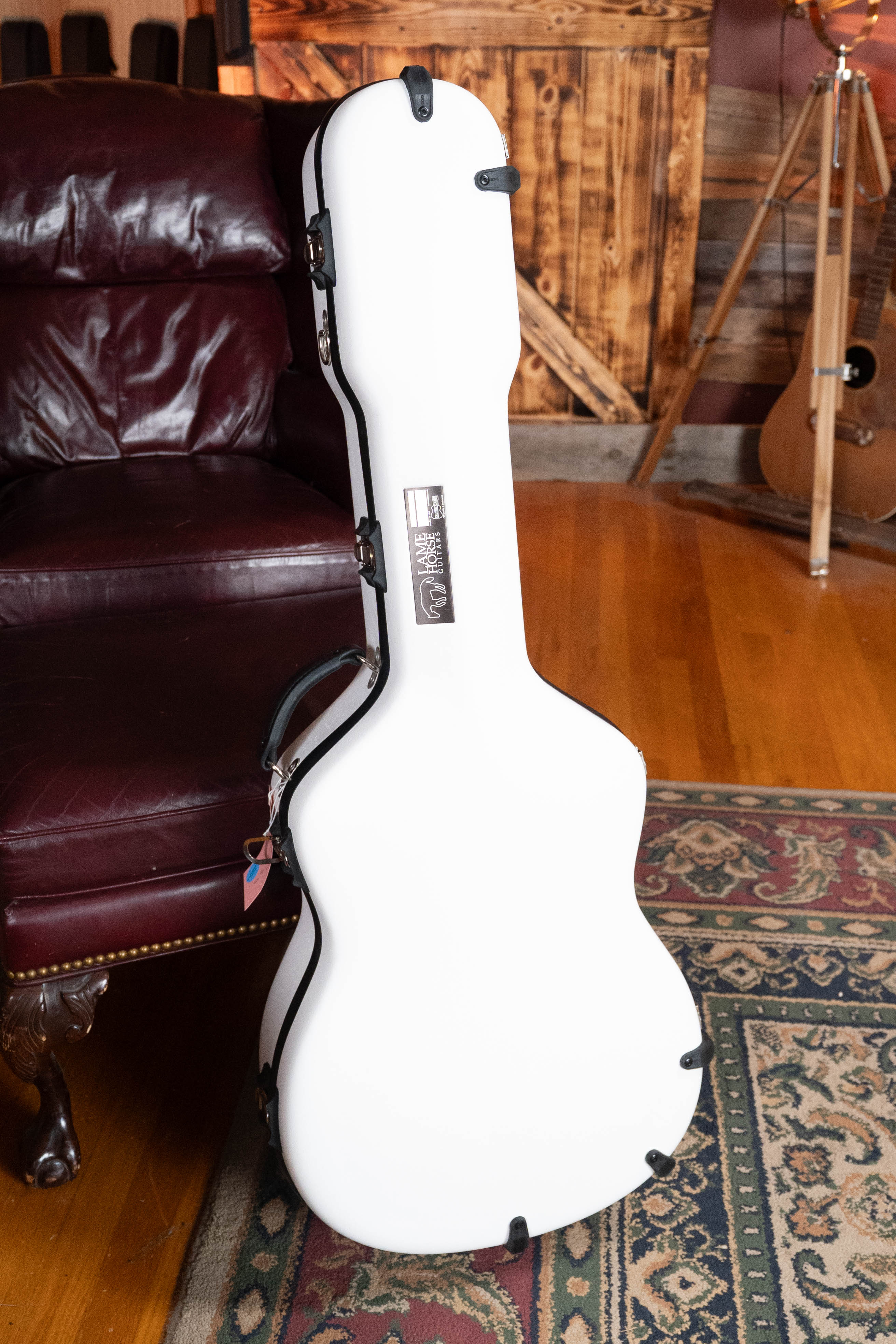 (Used) 2022 Lame Horse Big Hoss Alpine/Mesquite Beveled Edged Grand Auditorium Acoustic Guitar #3674