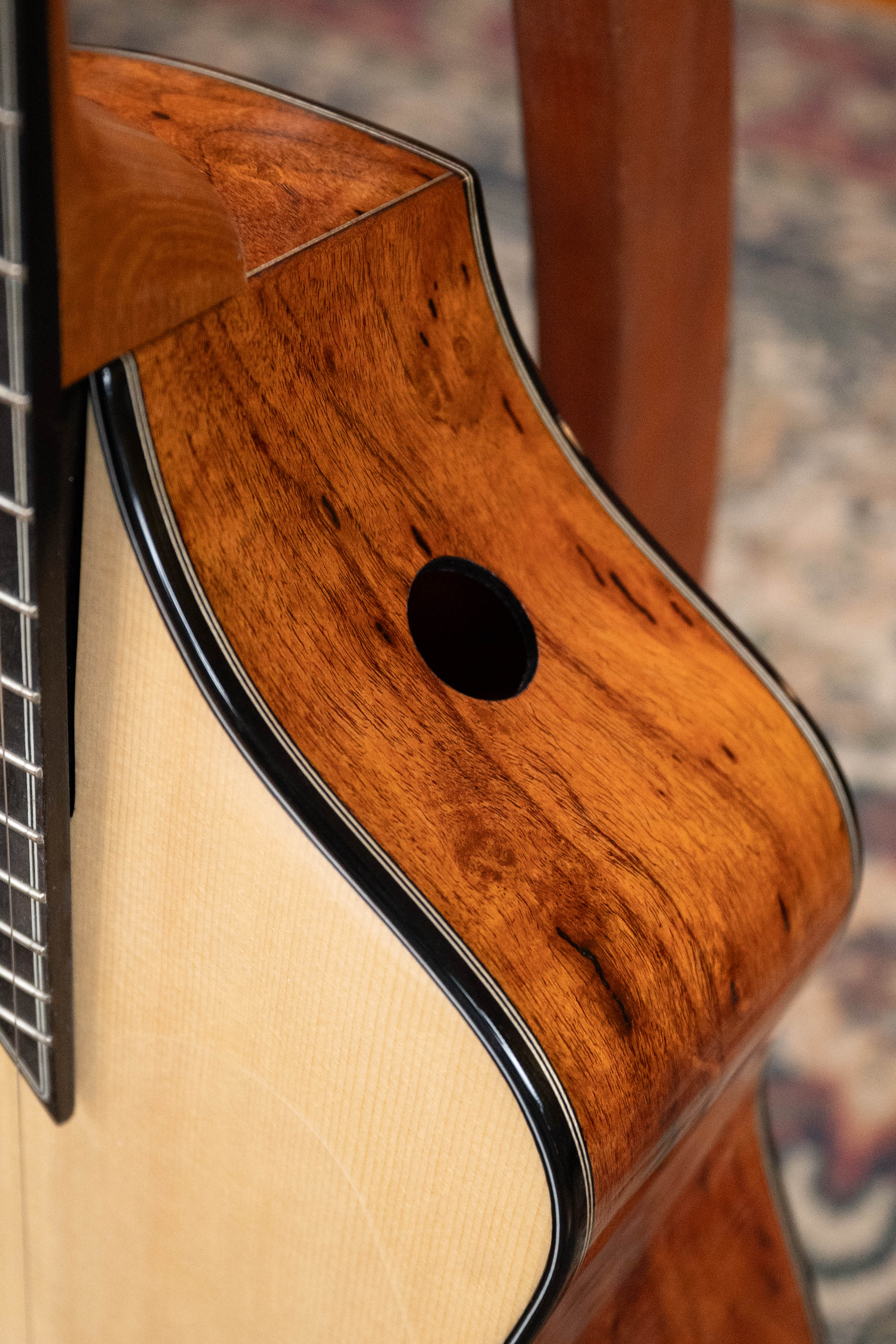 (Used) 2022 Lame Horse Big Hoss Alpine/Mesquite Beveled Edged Grand Auditorium Acoustic Guitar #3674