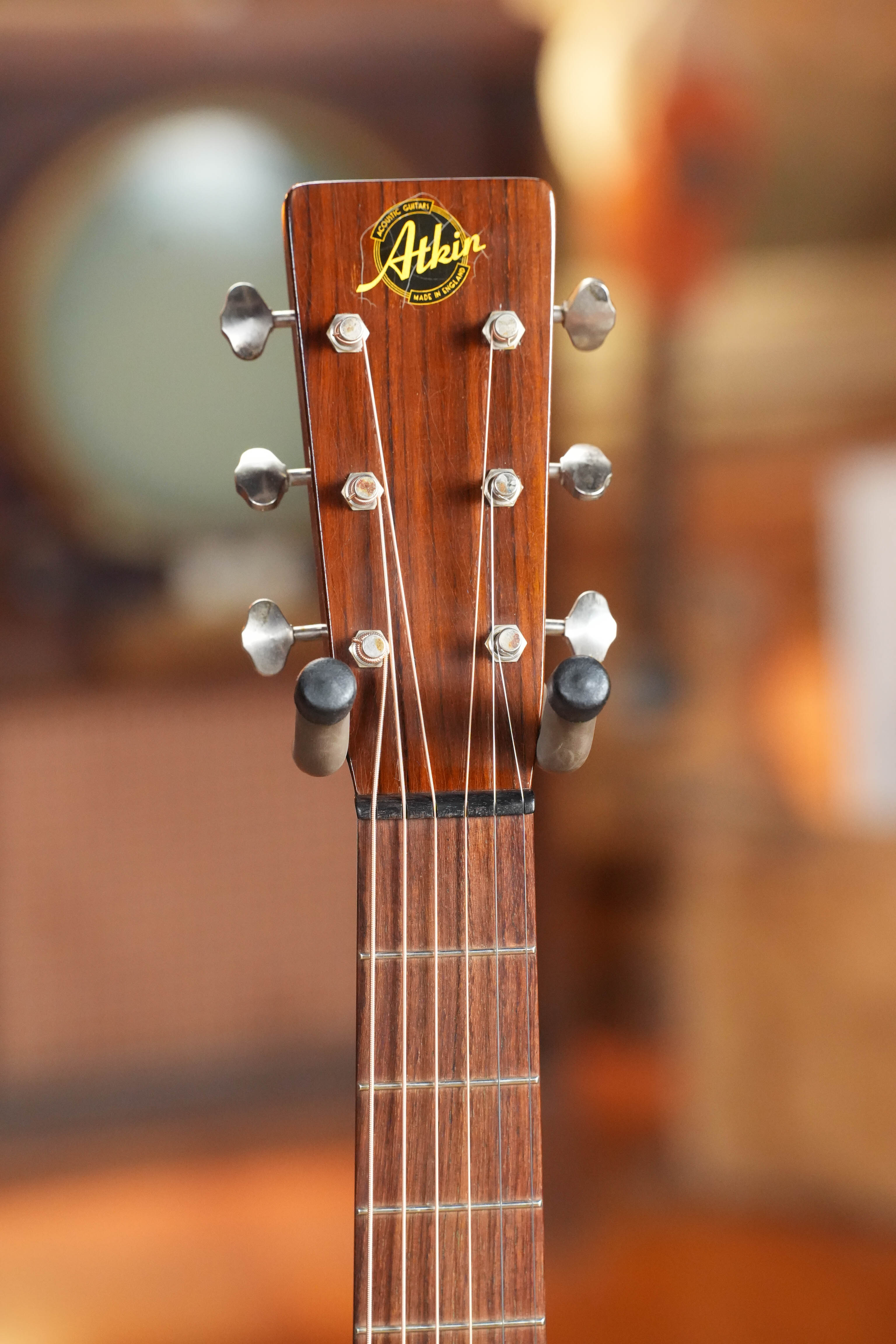 (Used) 2023 Atkin Dust Bowl Single O Mahogany/Mahogany Parlor Acoustic Guitar #2708