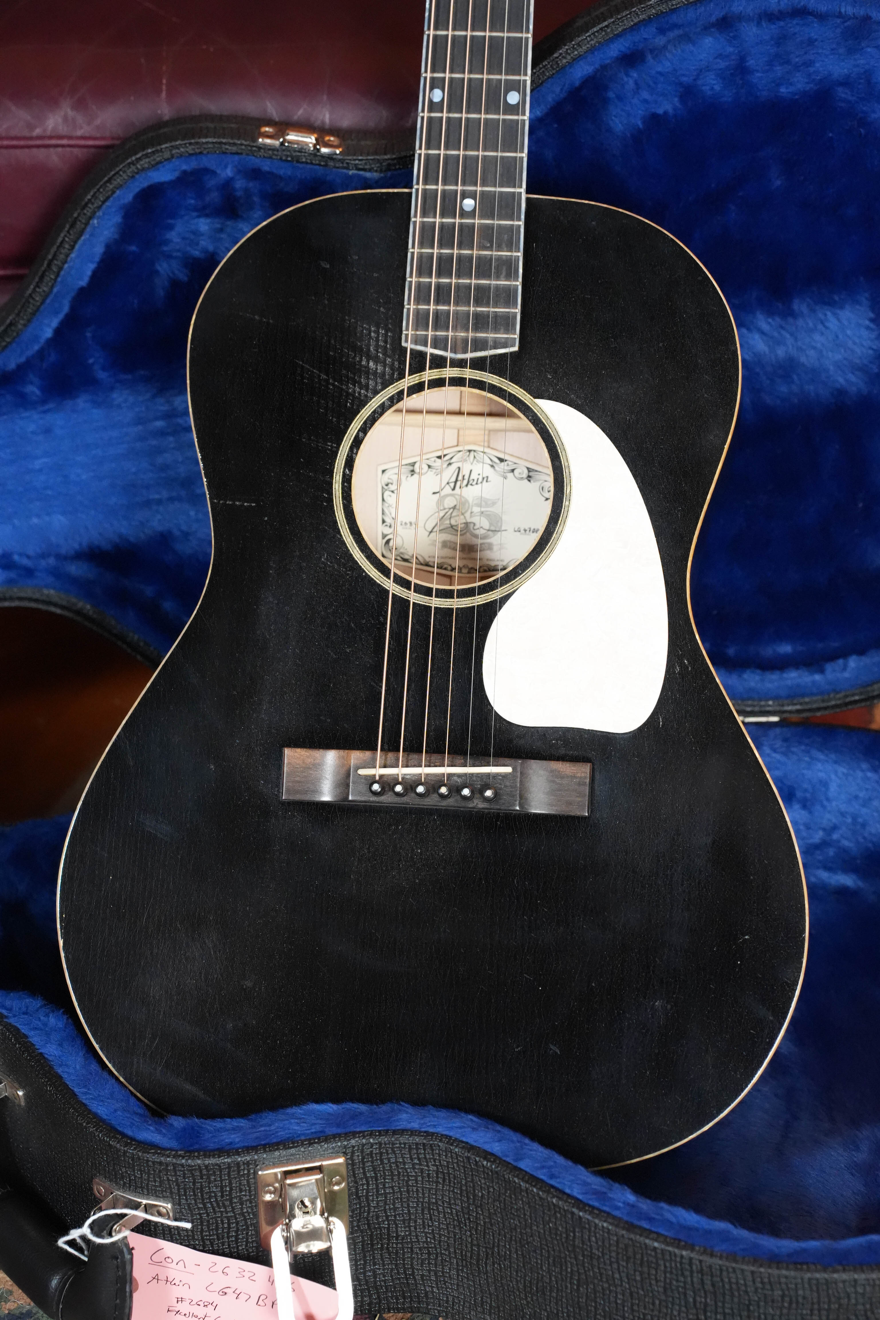 (Used) 2023 Atkin LG47BP Baked Sitka Spruce/Maple Small Body Slope-Shoulder Acoustic Guitar w/K&K Pure Mini #2684