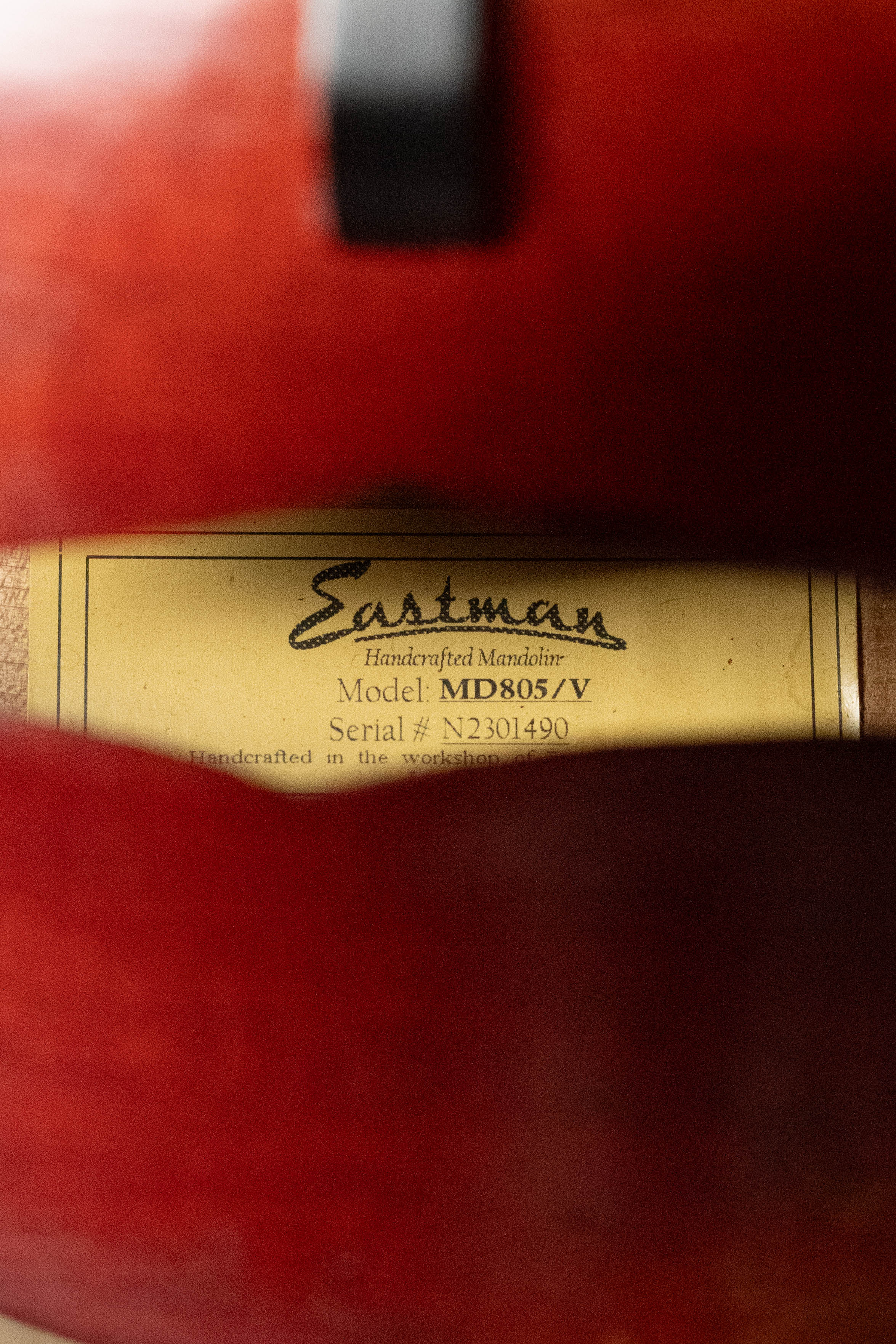 (Used) 2023 Eastman MD805/V Antique Varnish Series A-Style Mandolin #1490