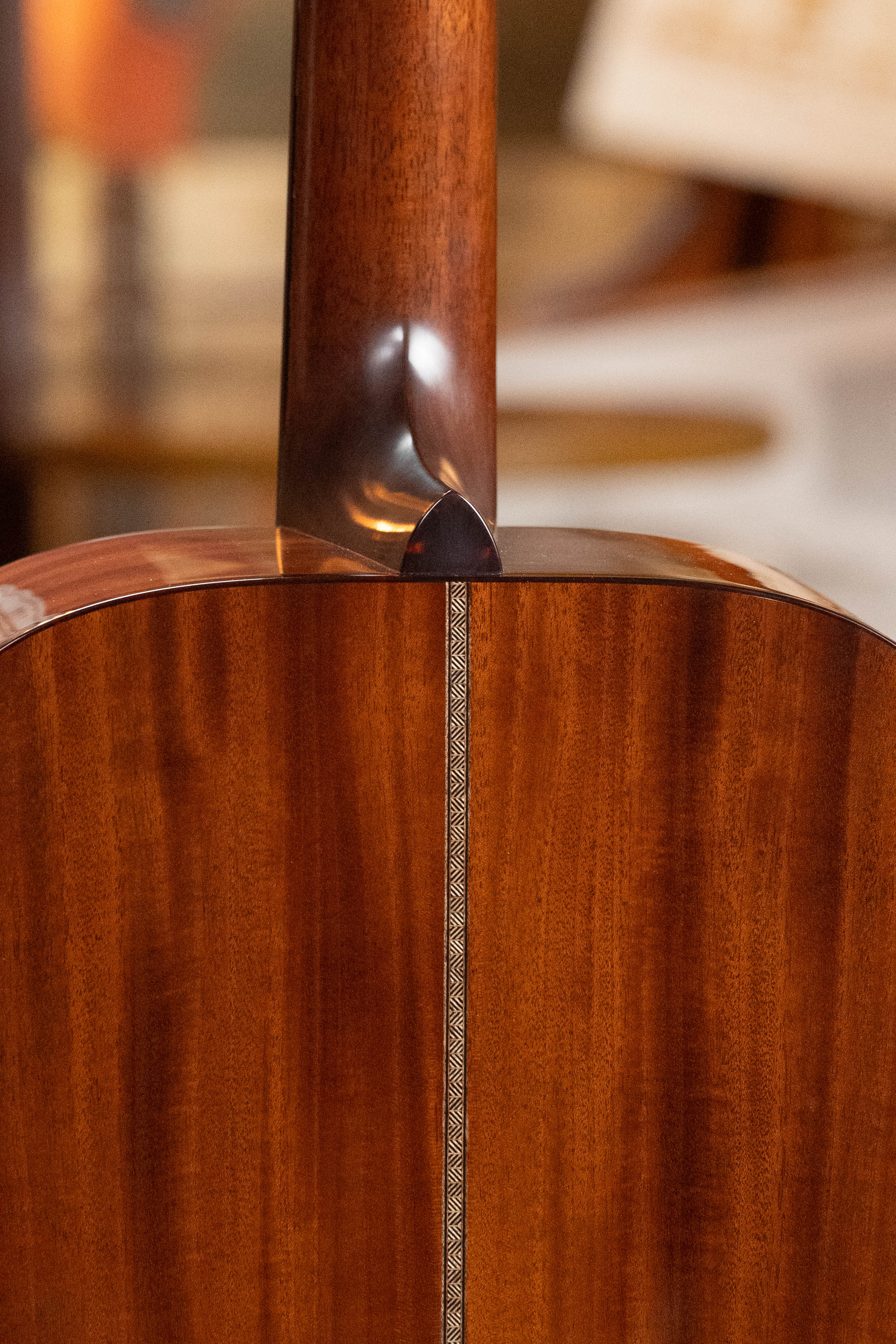 (Used) 2024 Preston Thompson D-CMA Adirondack/Cuban Mahogany Old Red Stain Burst Dreadnought Acoustic Guitar #1959