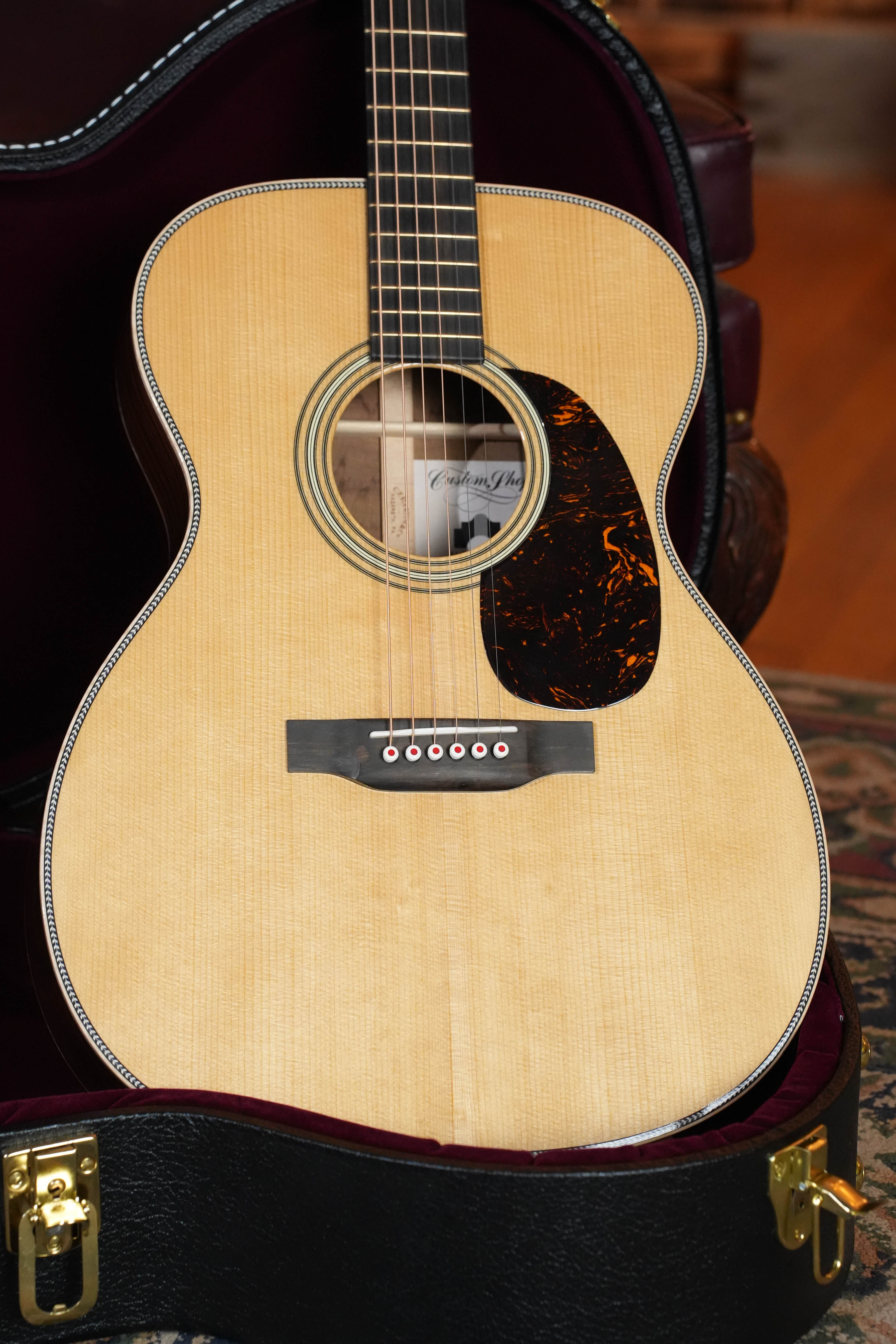 (Used) 2024 "Alamo Deluxe" Martin Custom Shop Adirondack/East Indian Rosewood OOO Acoustic Guitar #6402