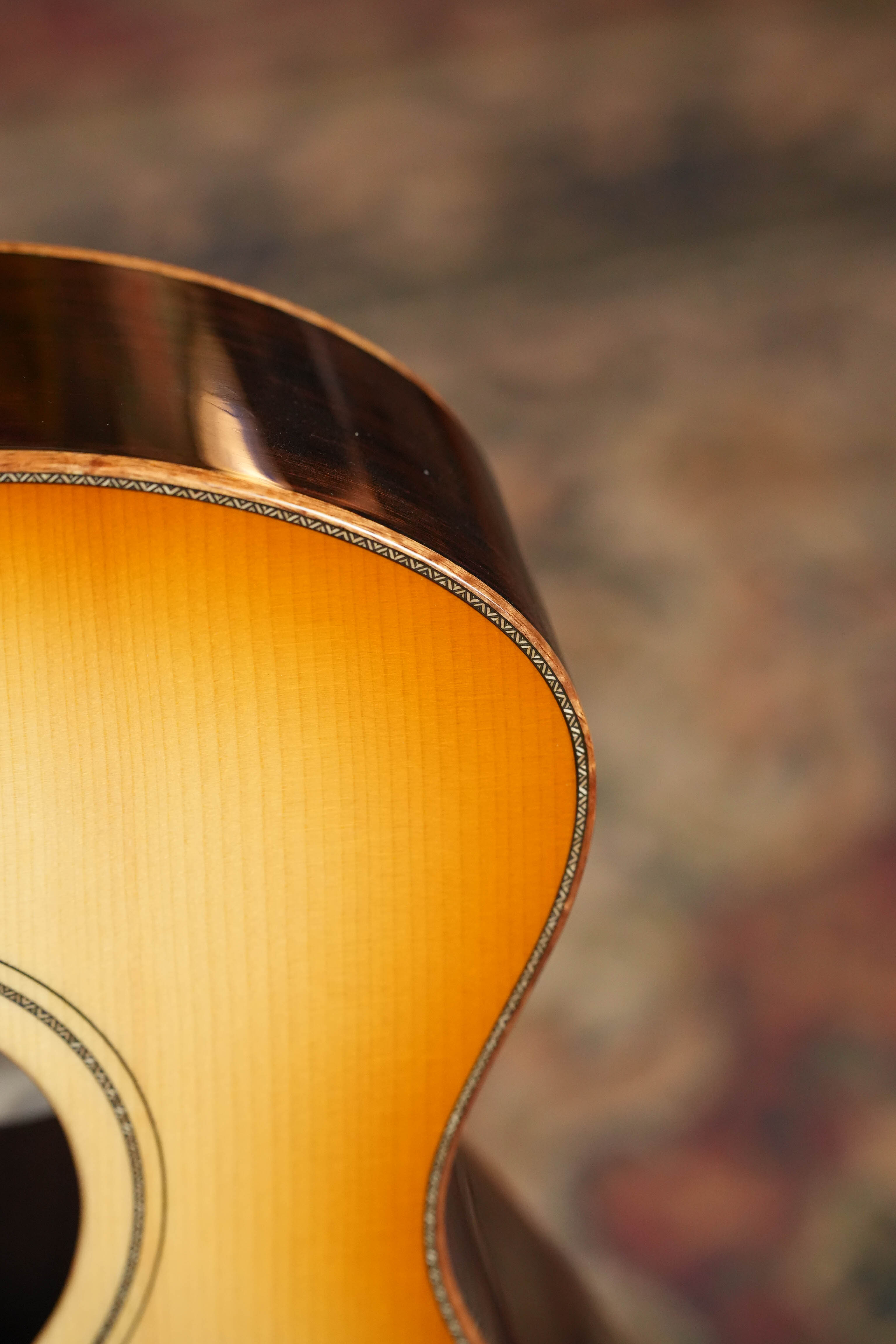 (Used) 2025 Bedell Bahia Limited Edition BH-O-AD/BR LTD Custom Shop Adirondack/Brazilian Rosewood OM Acoustic Guitar #5002