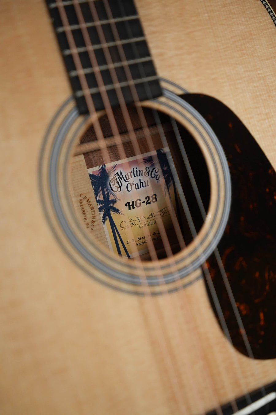 (Used) 2025 Martin HG-28 O'ahu Slope Shoulder Guitar #7716