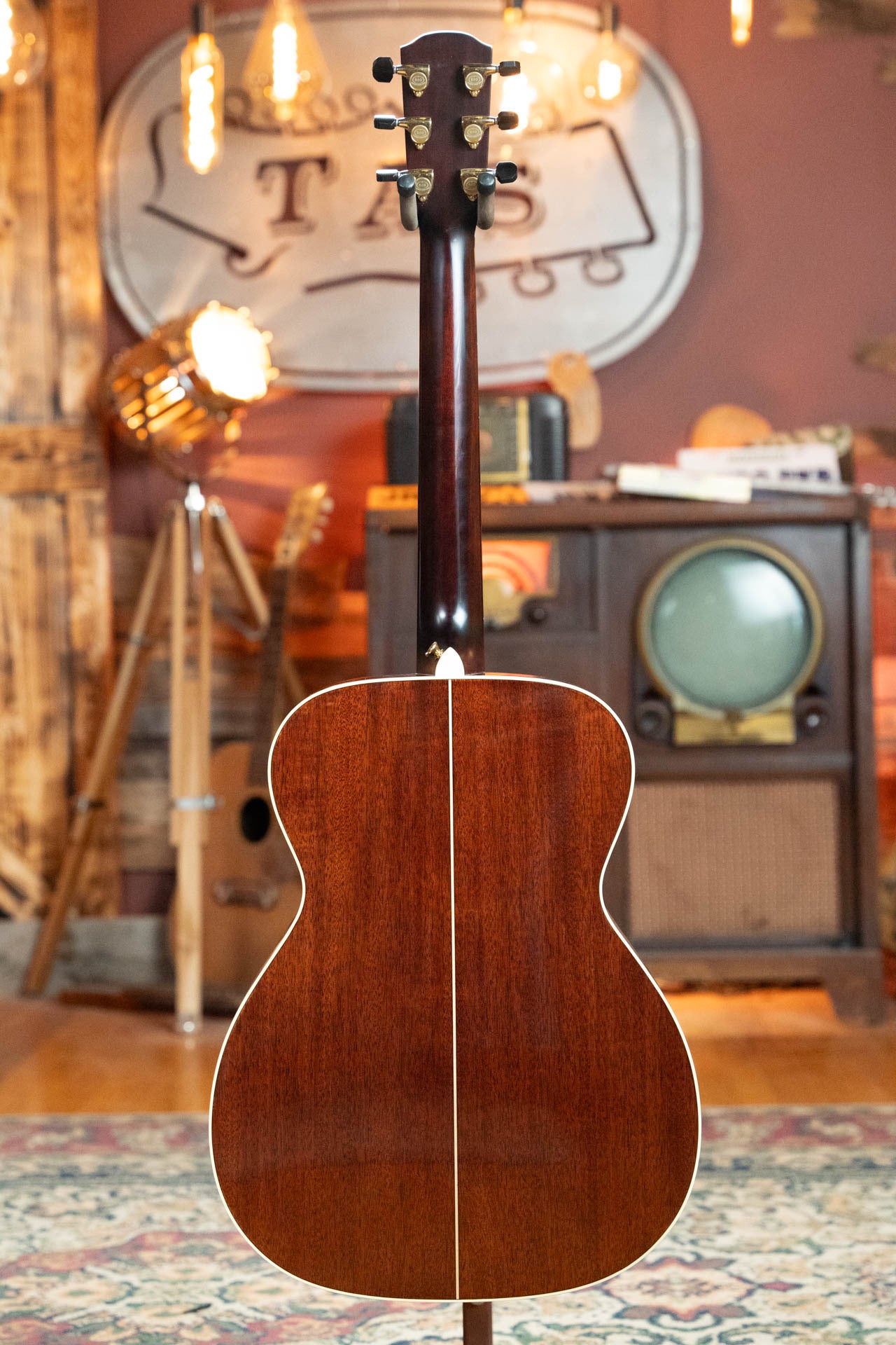 (Used) Alvarez Yairi Honduran Series FYM66HD All Vintage Honduran Mahogany OM Acoustic Guitar #4432