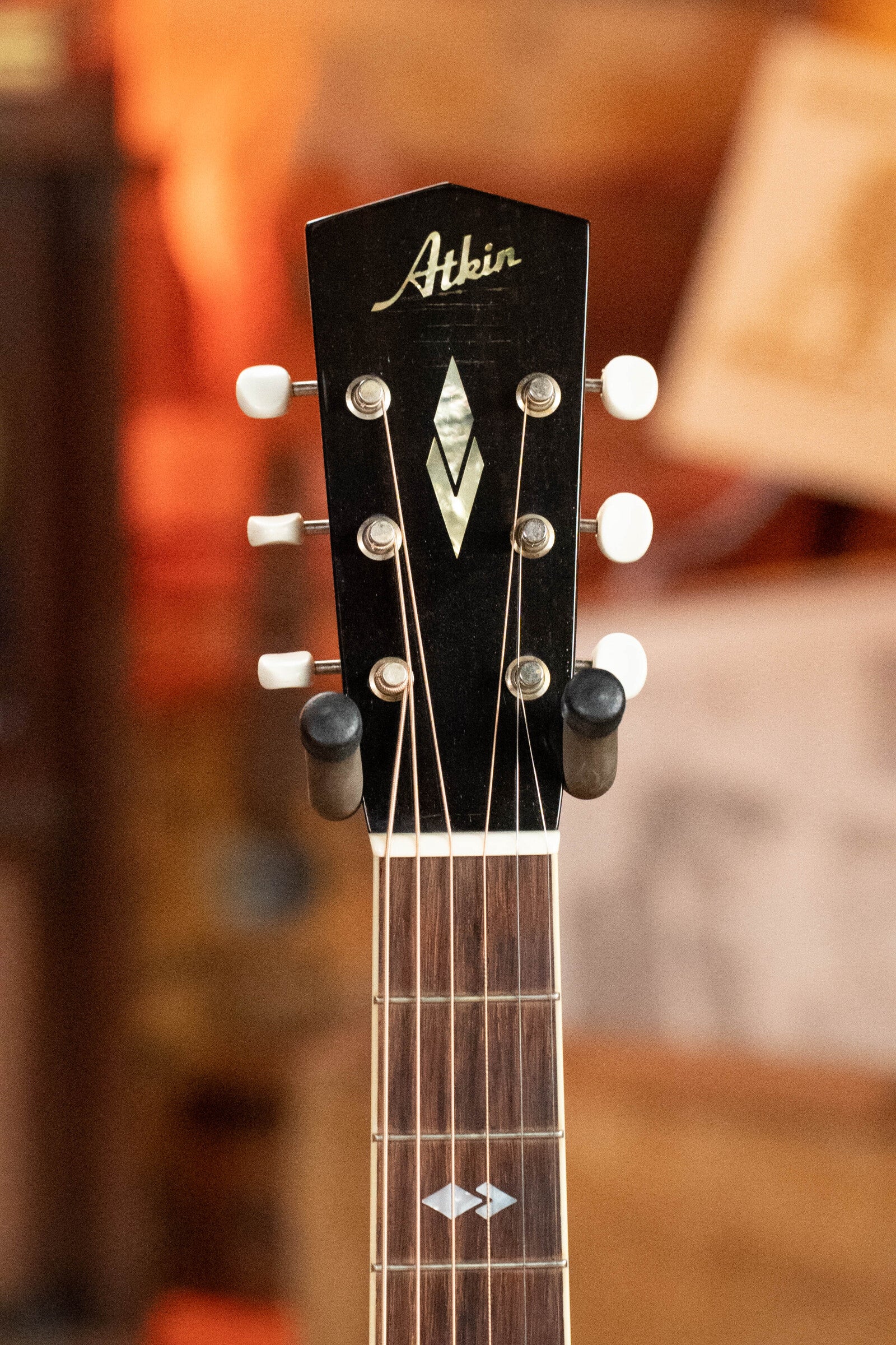 (Used) Atkin L36 Custom Baked Adirondack/Figured Yew Parlor Acoustic Guitar #2060