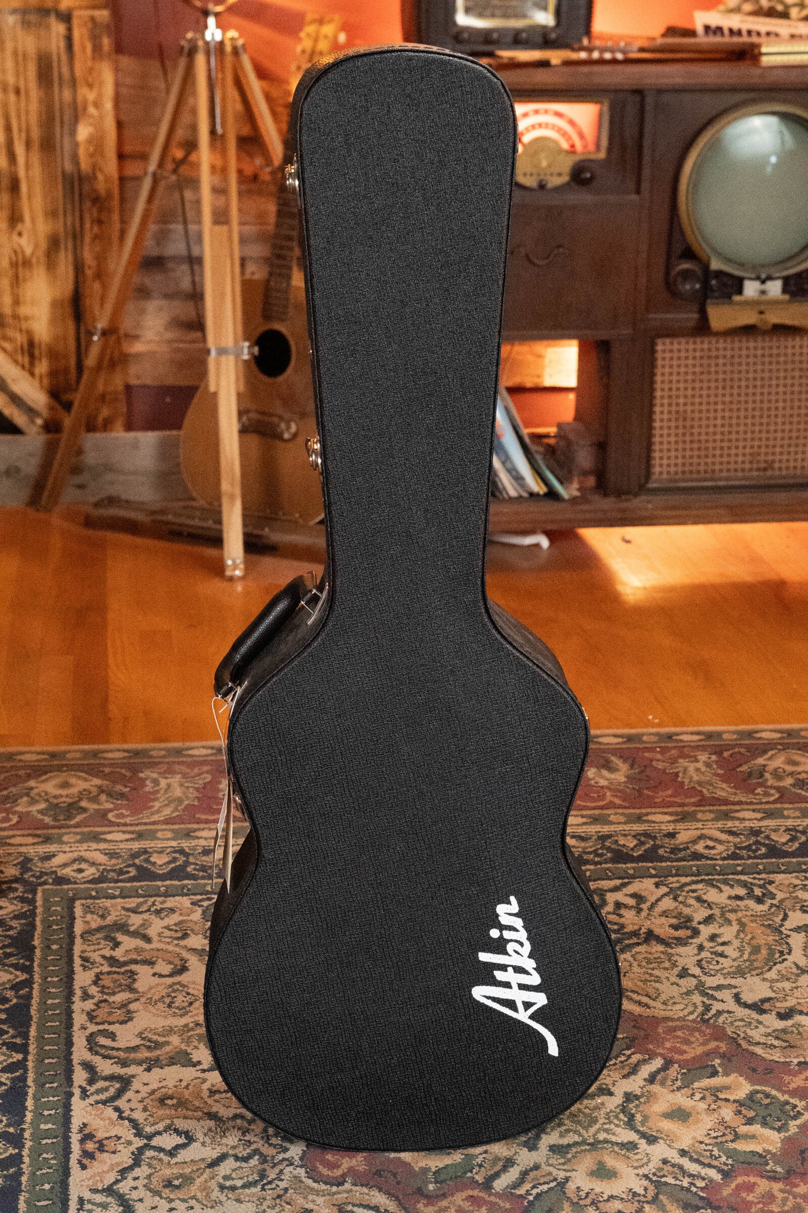 (Used) Atkin L36 Custom Baked Adirondack/Figured Yew Parlor Acoustic Guitar #2060