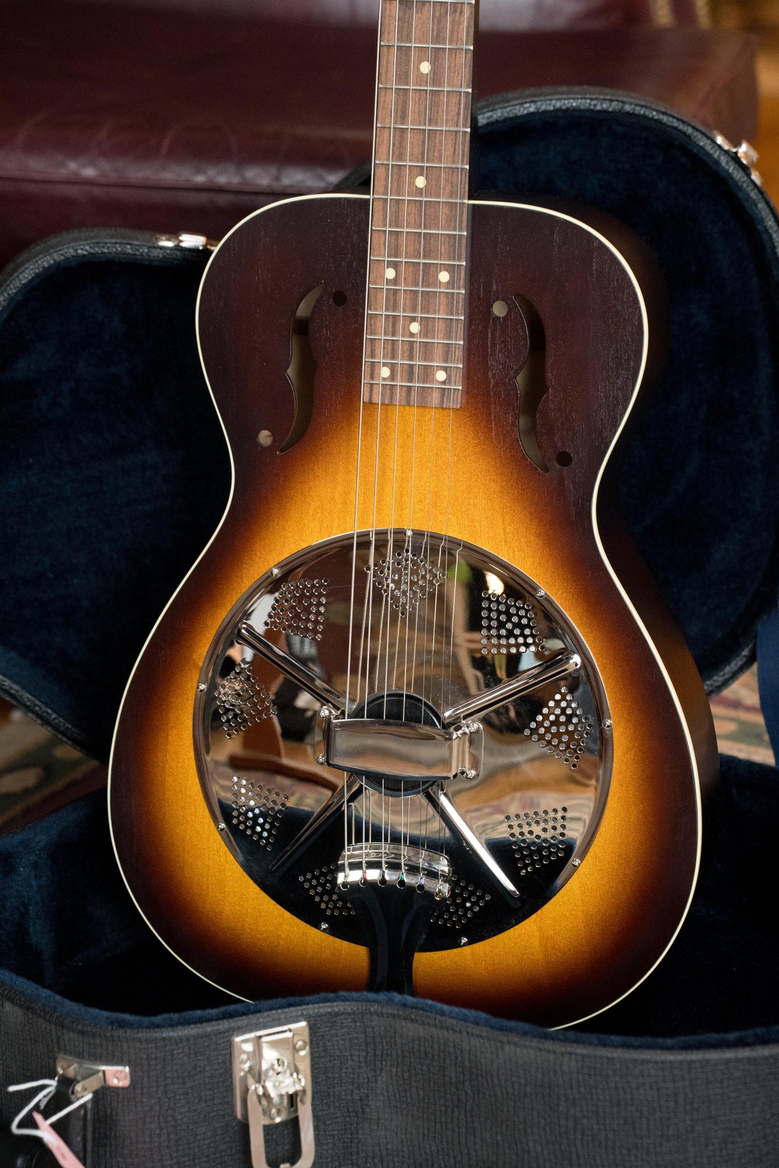 (Used) Beard Deco Phonic Model 47 All Finnish Birch Veneer Vintage Sunburst Resonator Guitar w/Electronics #2117