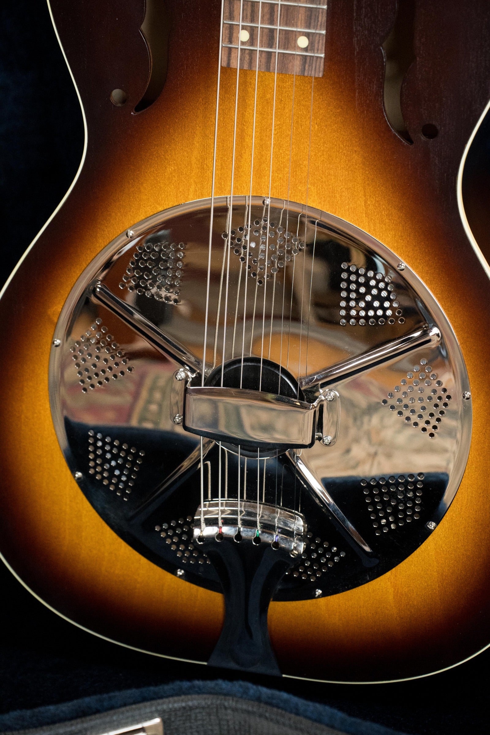 (Used) Beard Deco Phonic Model 47 All Finnish Birch Veneer Vintage Sunburst Resonator Guitar w/Electronics #2117