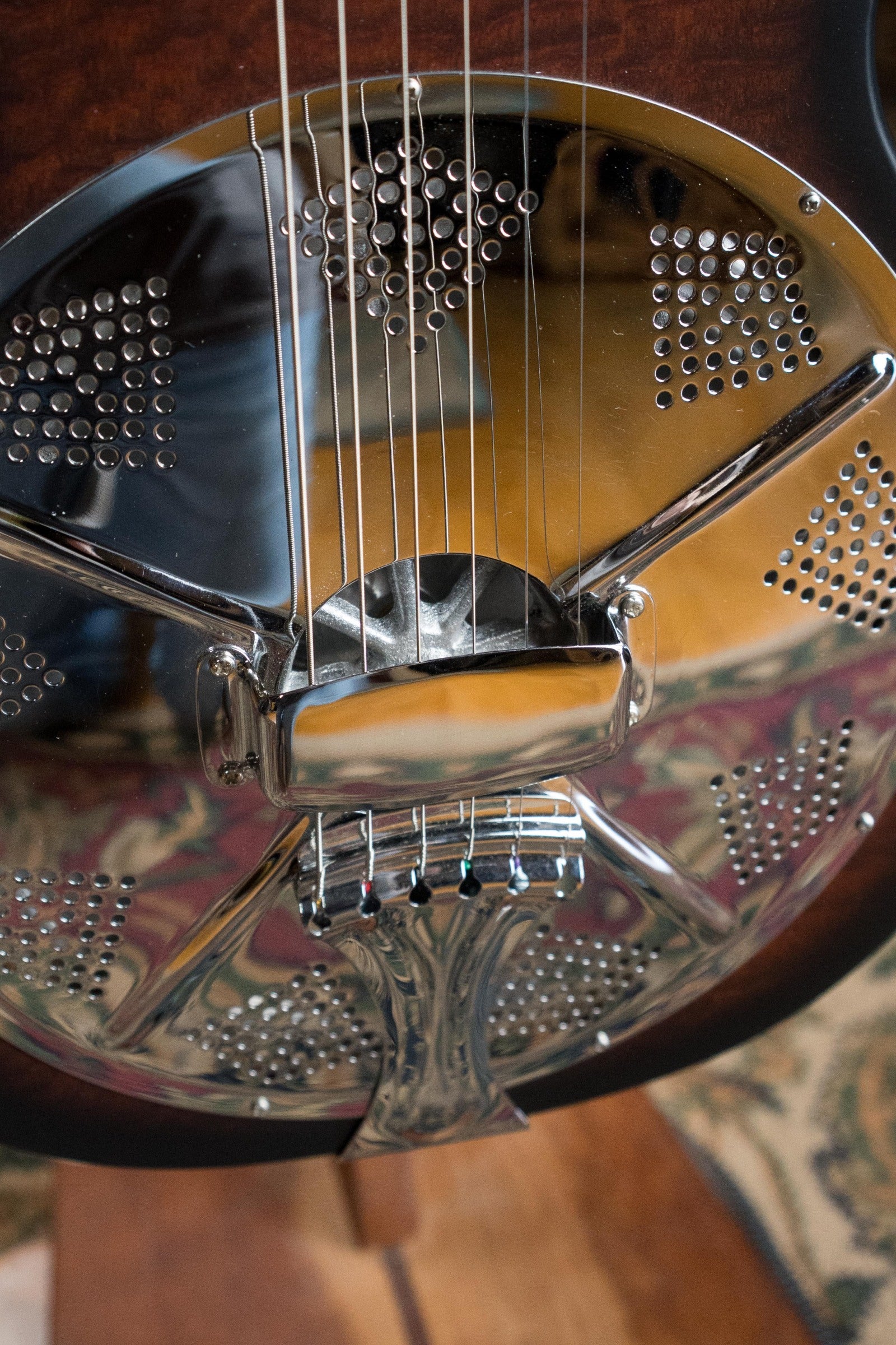 (Used) Beard Road-O-Phonic All Mahogany Lap Steel Resonator Guitar #114