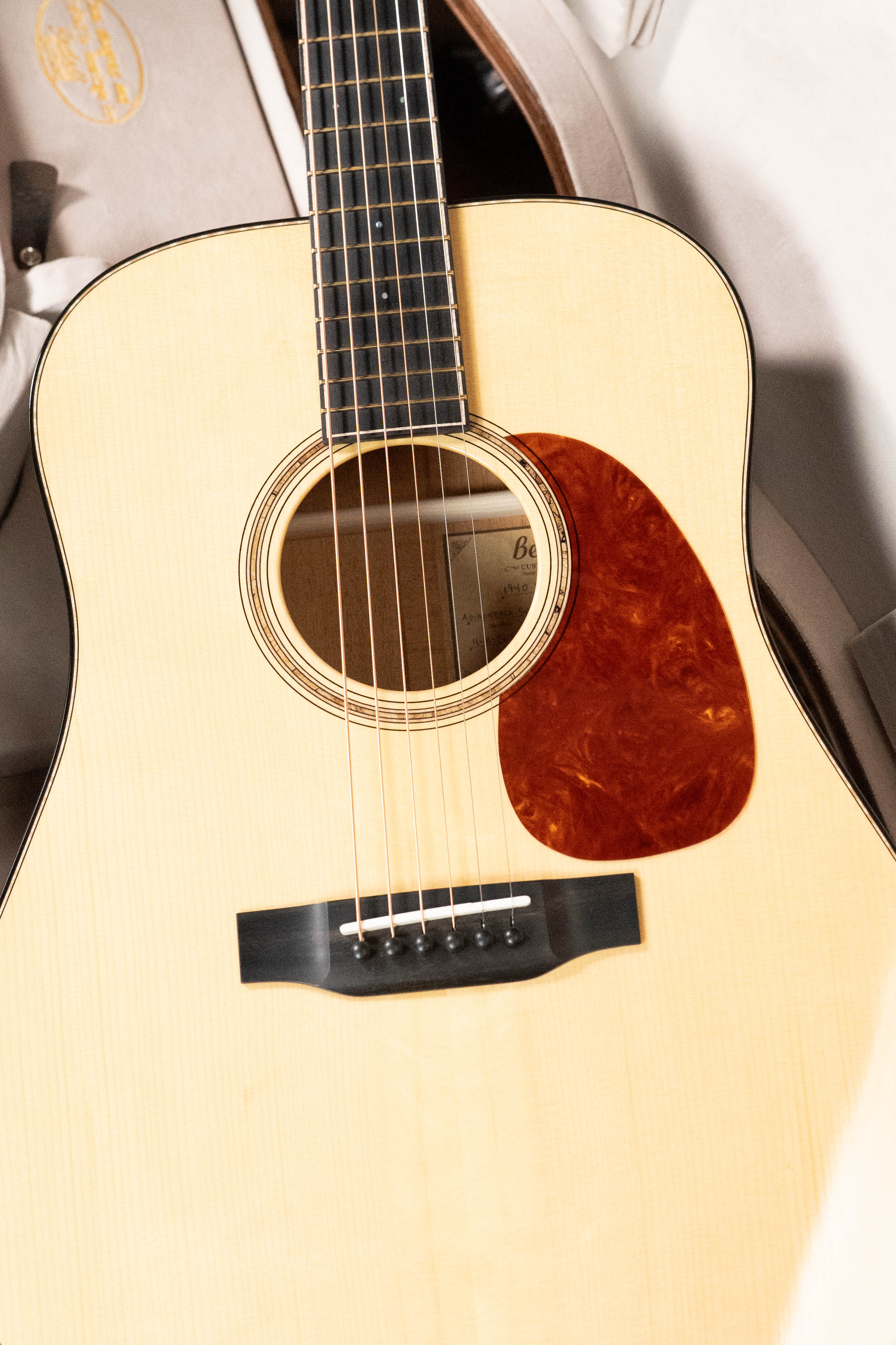 *Dread-Not Certified Used* Bedell 1940 Adirondack/Mahogany Dreadnought Guitar w/Pickup #5004