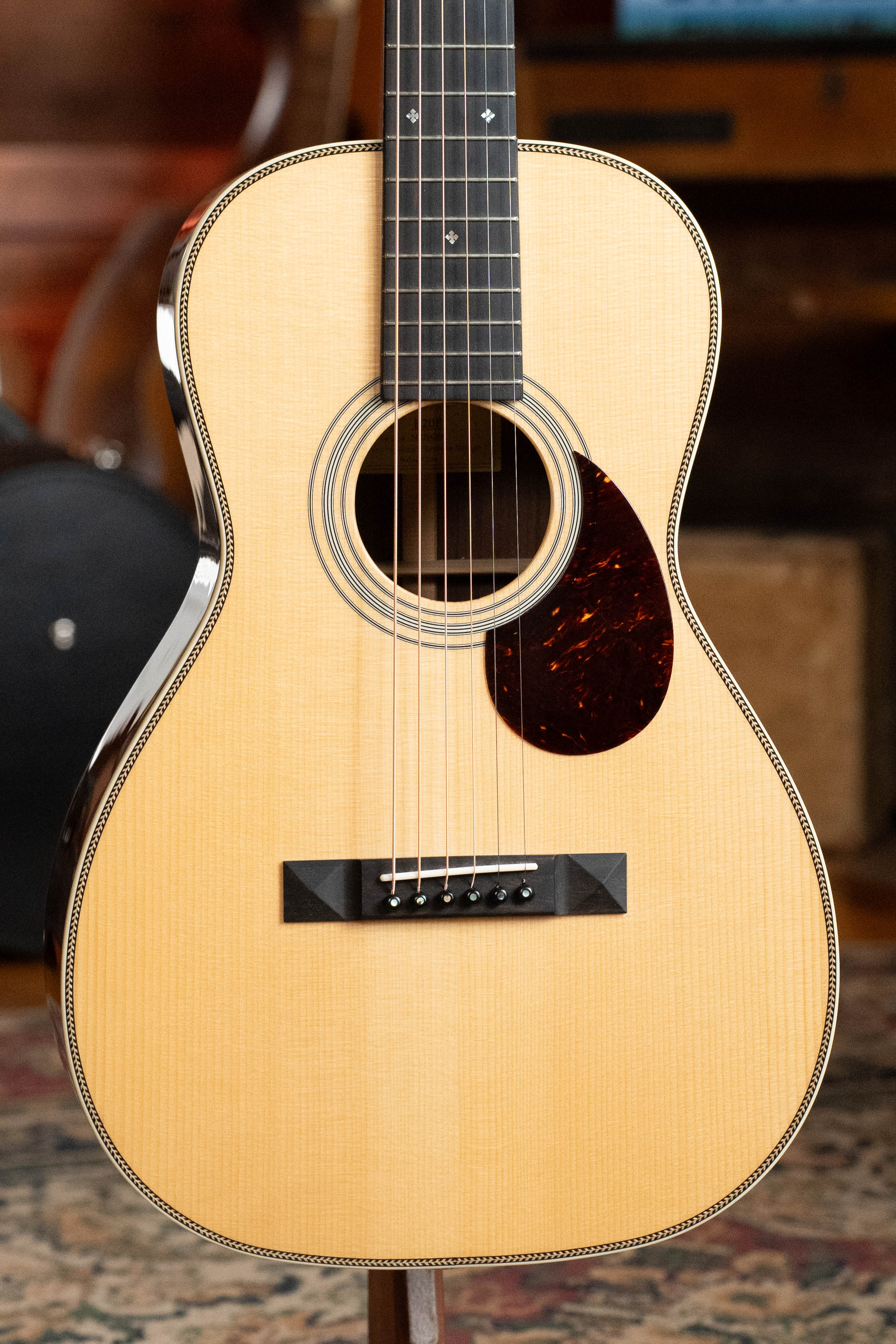 (Used) 2021 Eastman E20P Adirondack/Rosewood Parlor Guitar w/K&K Pickup #4283