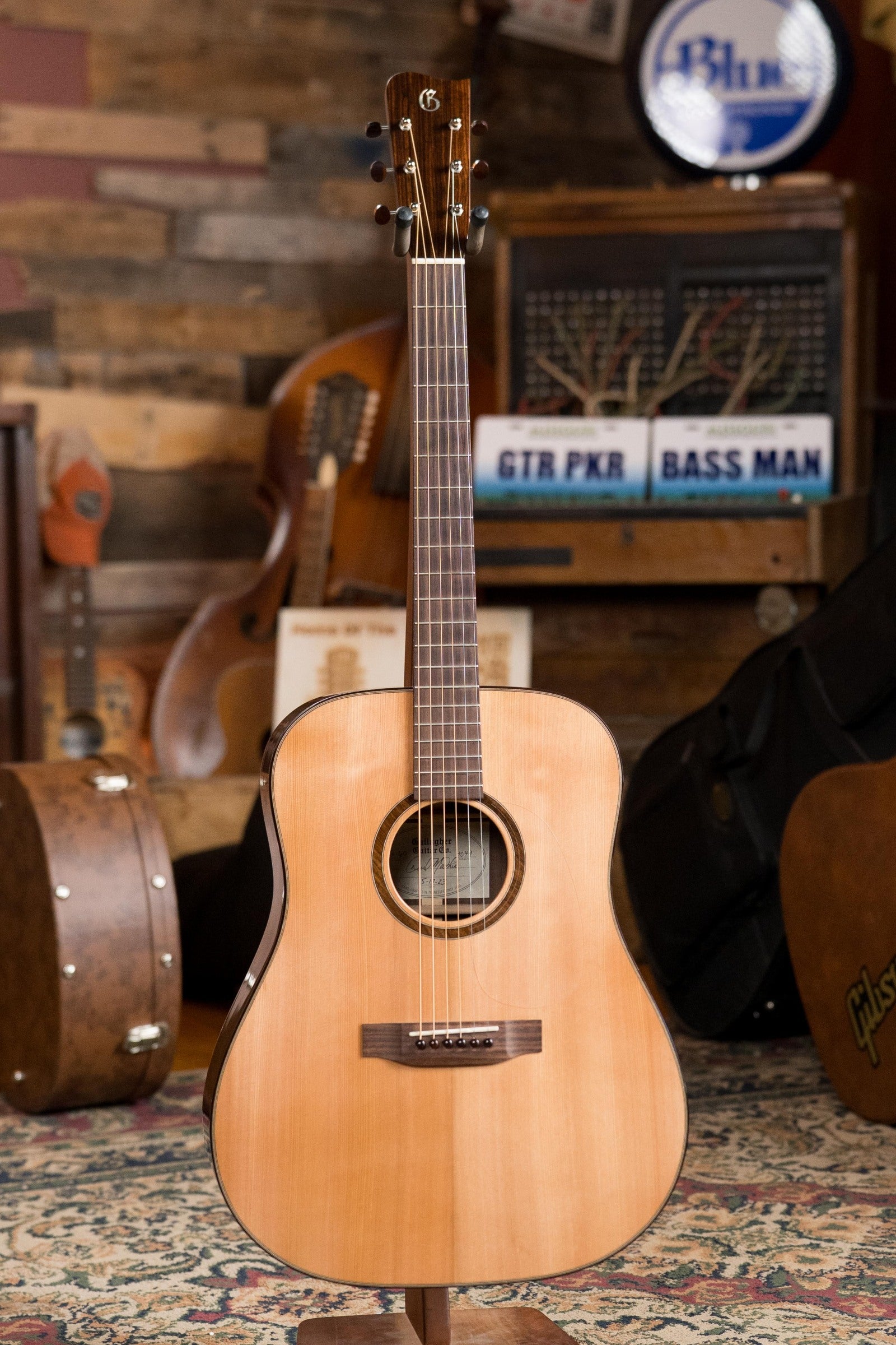(Used) Gallagher 2023 G-60 Red Cedar/Indian Rosewood Dreadnought Acoustic Guitar #4049