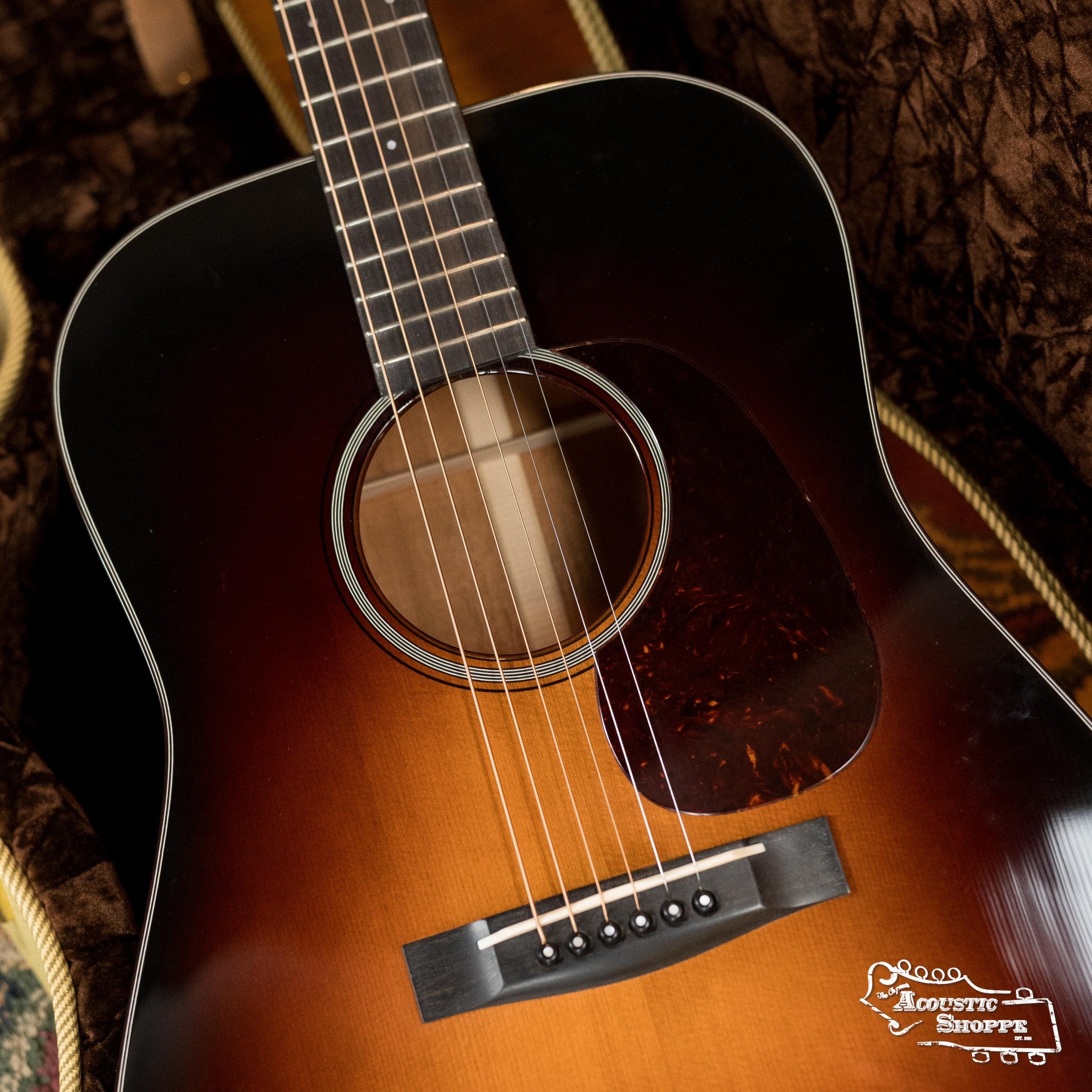 (Used) Huss & Dalton 2017 TD-M Custom Baked Sitka/Mahogany Shade Top Dreadnought Acoustic Guitar #4798