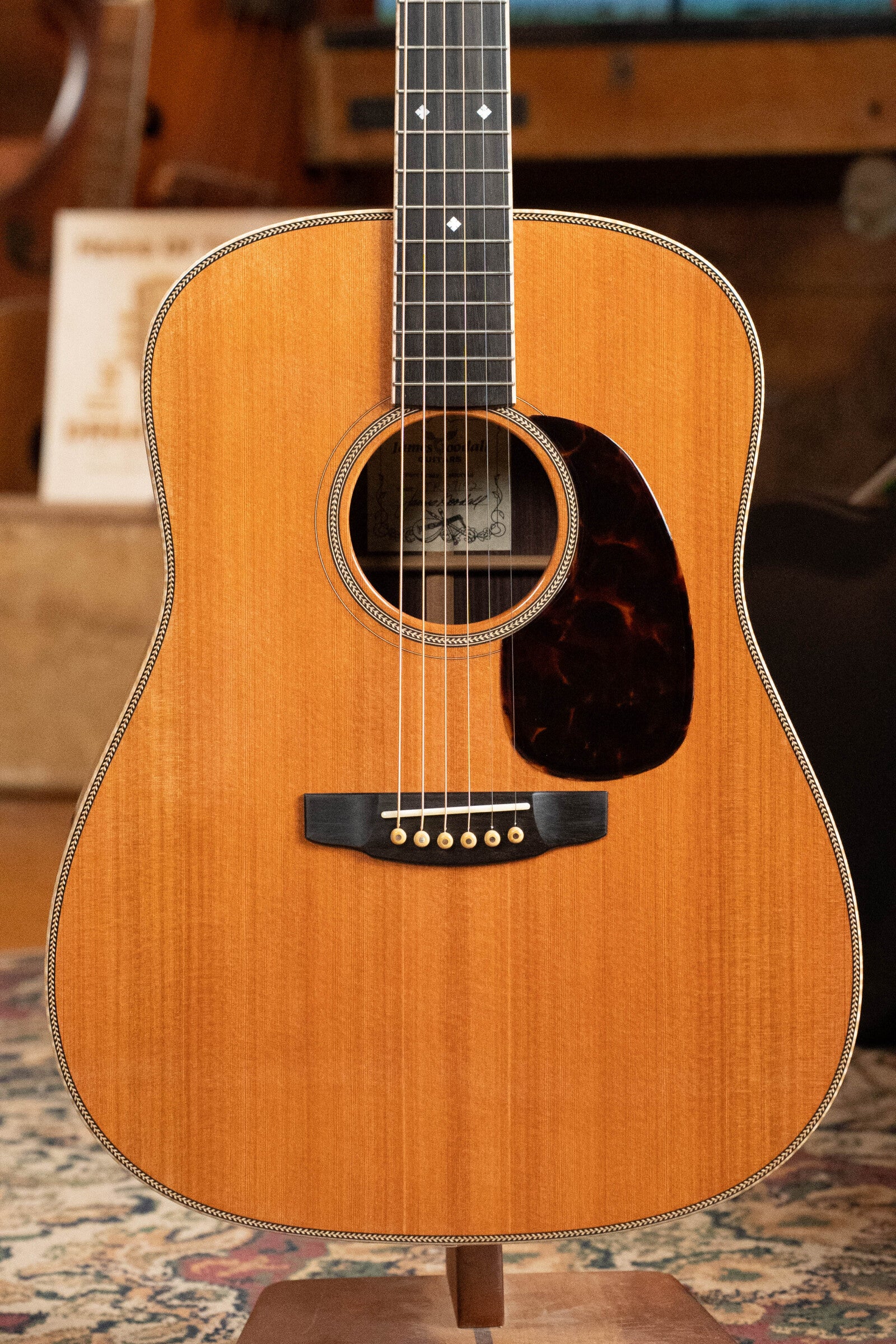 (Used) James Goodall TRD7192 Master Grade Redwood/Indian Rosewood Dreadnought Guitar w/Pickup #7192