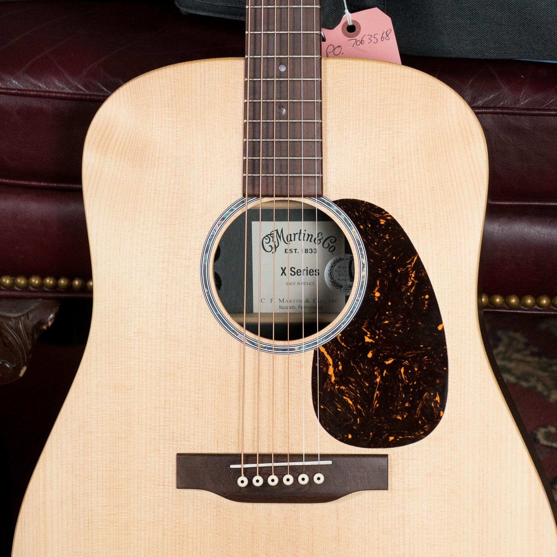 (Used) Martin D-X2E Spruce/HPL Brazilian Rosewood Dreadnought Guitar w/Electronics #1410