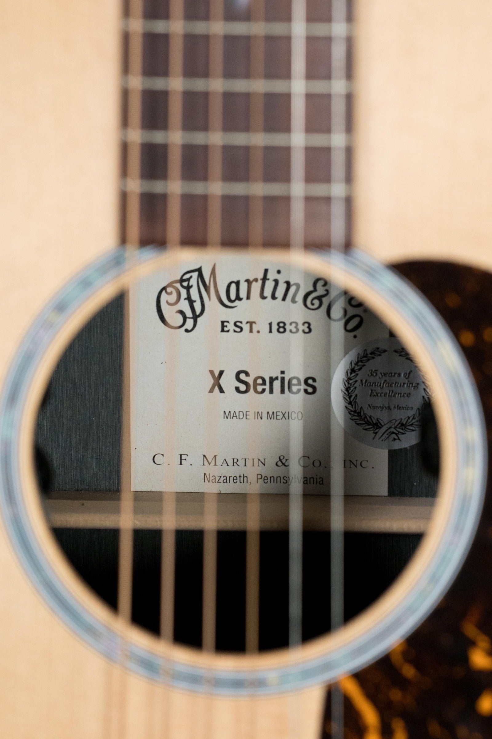 (Used) Martin D-X2E Spruce/HPL Brazilian Rosewood Dreadnought Guitar w/Electronics #1410