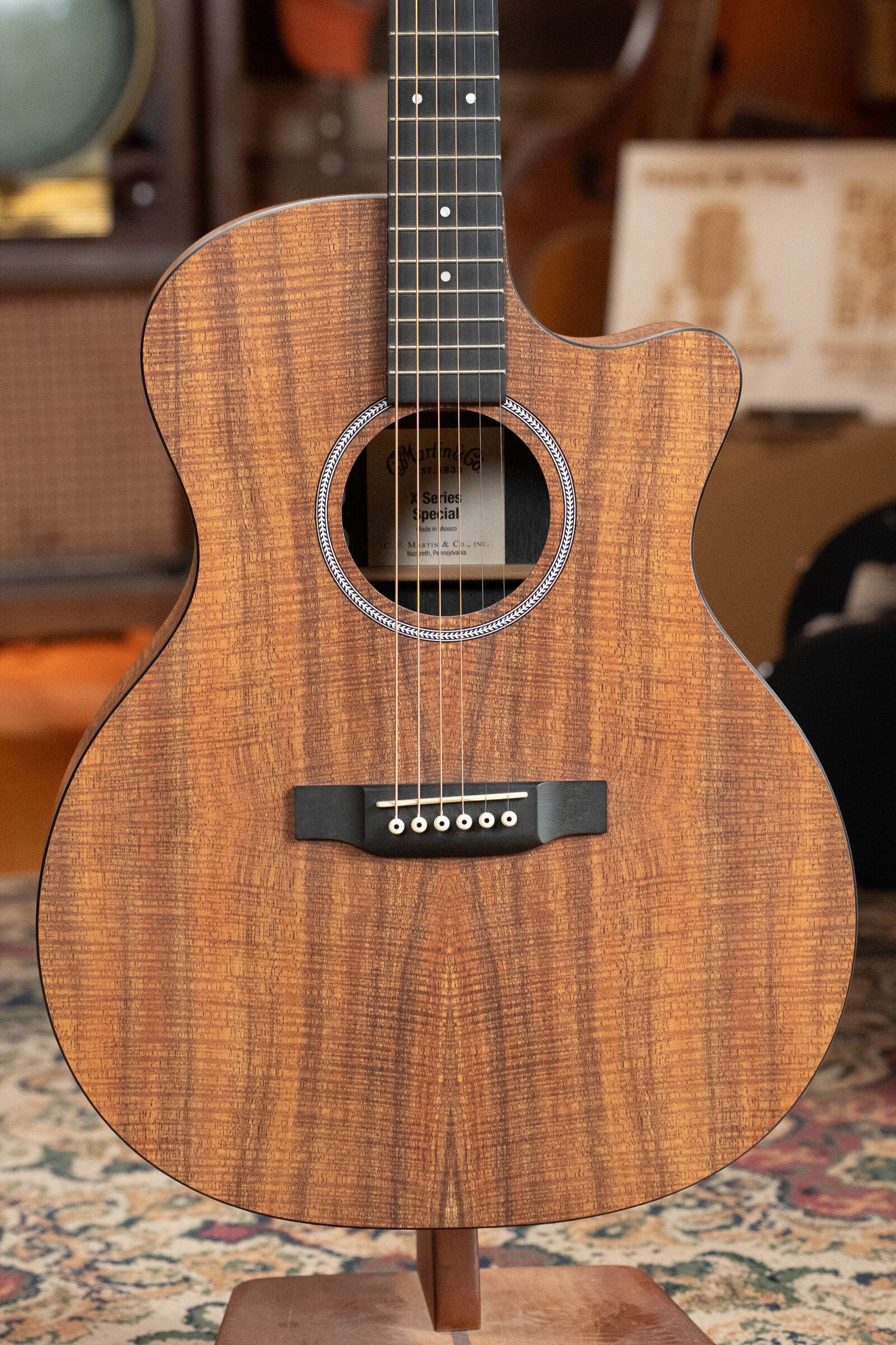 (Used) Martin X Series Special GPC All HPL Koa Grand Performance Cutaway Guitar w/Electronics #3555