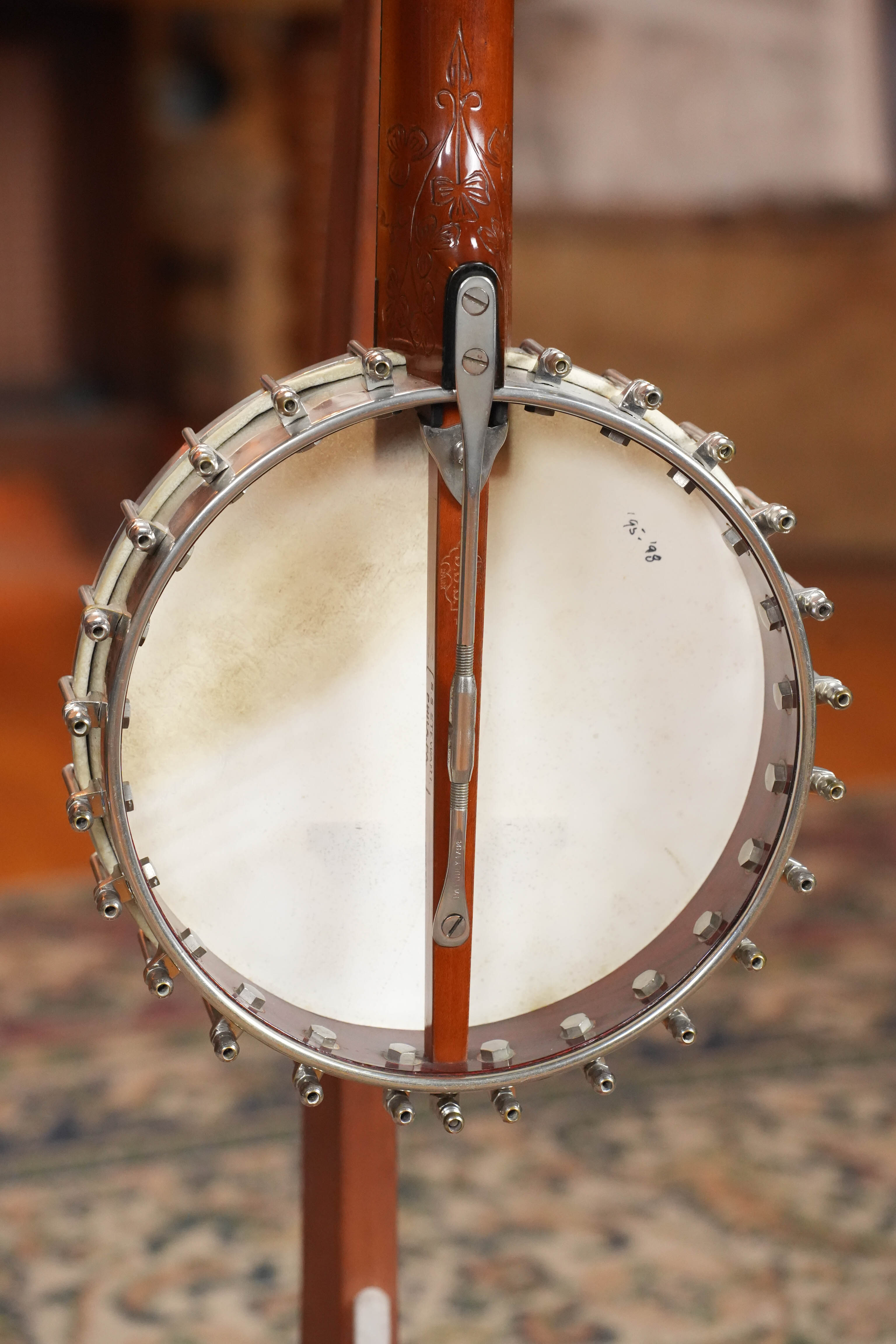 (Used) Vintage 1895 S.S. Stewart Banjeaurine 5-String Open-Back Banjo #5853