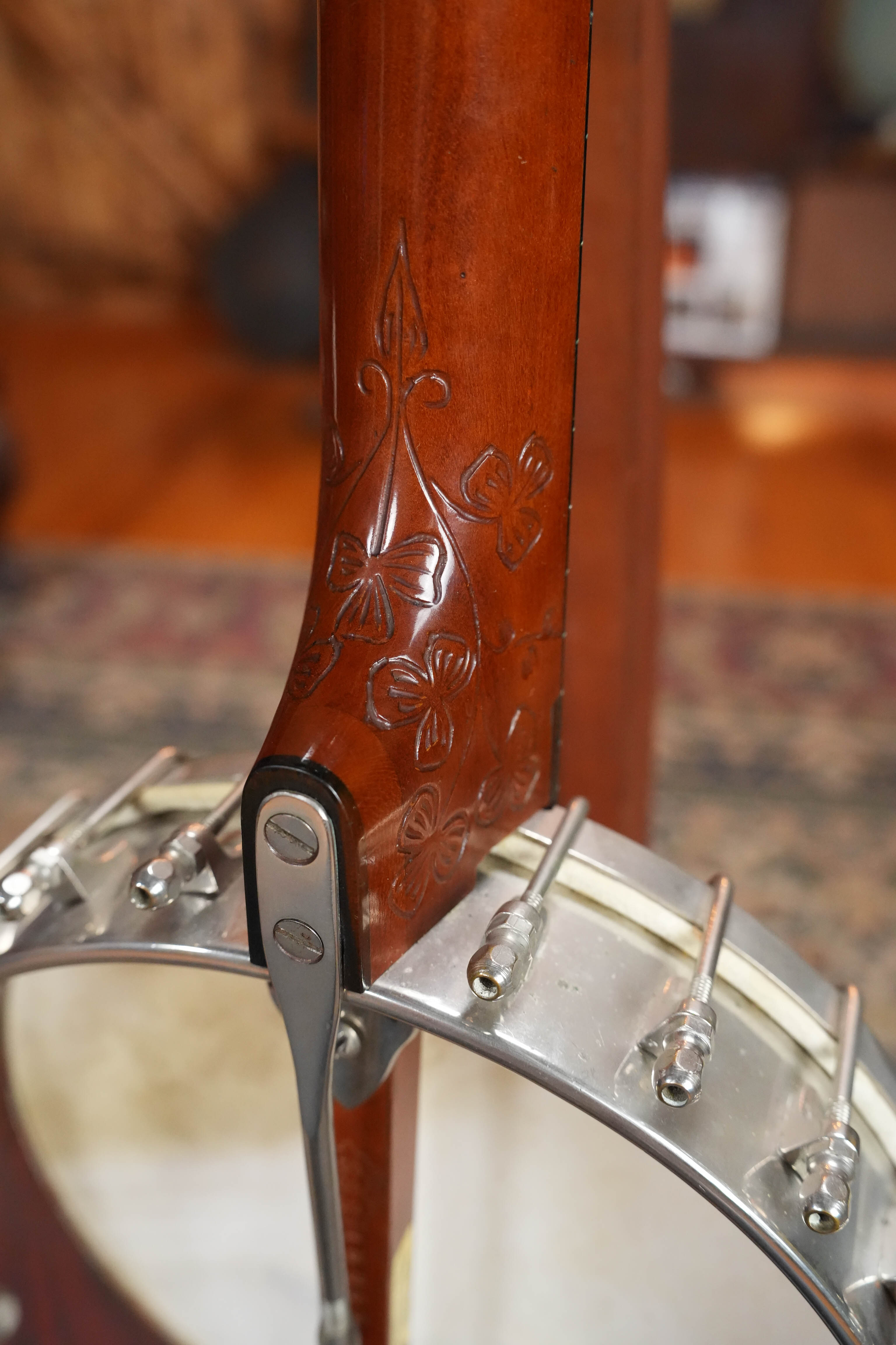(Used) Vintage 1895 S.S. Stewart Banjeaurine 5-String Open-Back Banjo #5853